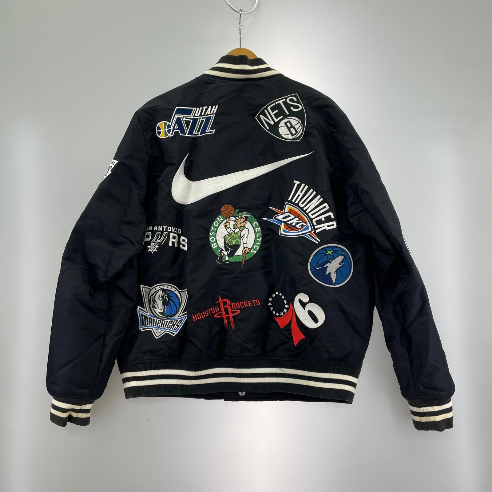 ジャケット ×NIKE NBA Teams Warm Up Jacket (M) M ブラック