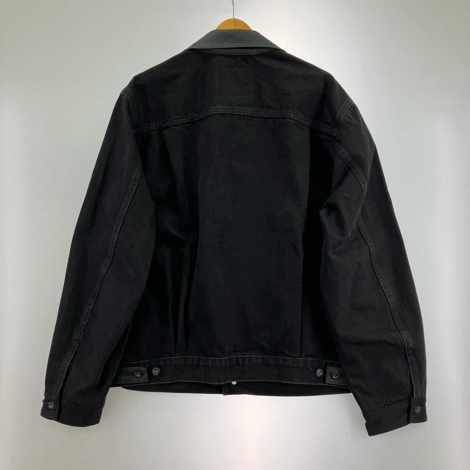 デニムジャケット ｘ EDIFICE 別注 2nd Type トラッカージャケット（L） L ブラック
