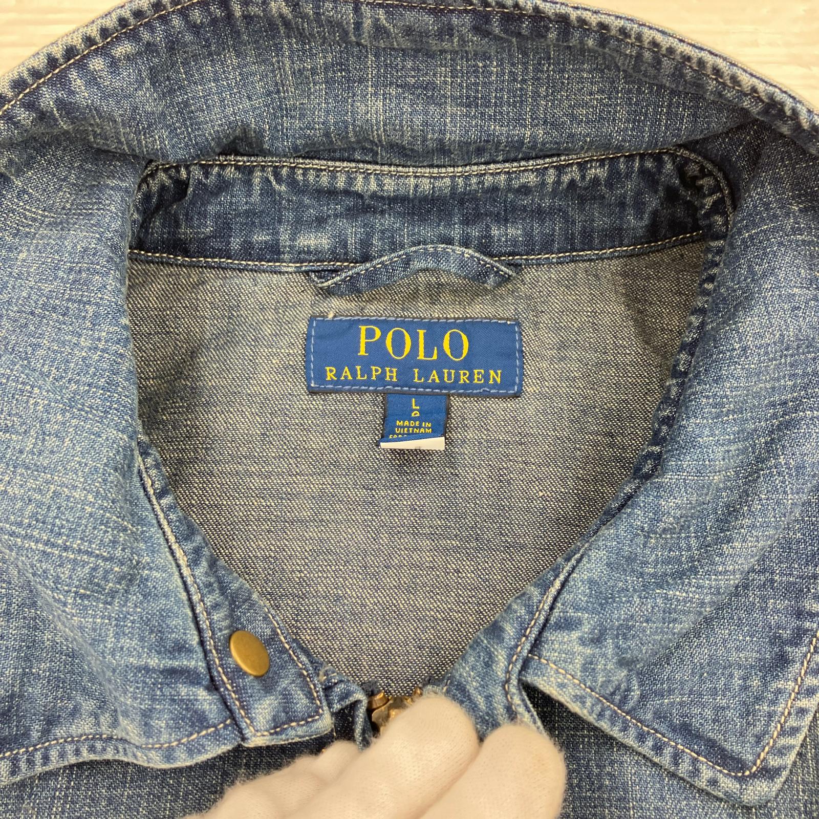 ジャケット Bayport インディゴダイドデニムジャケット （L） L