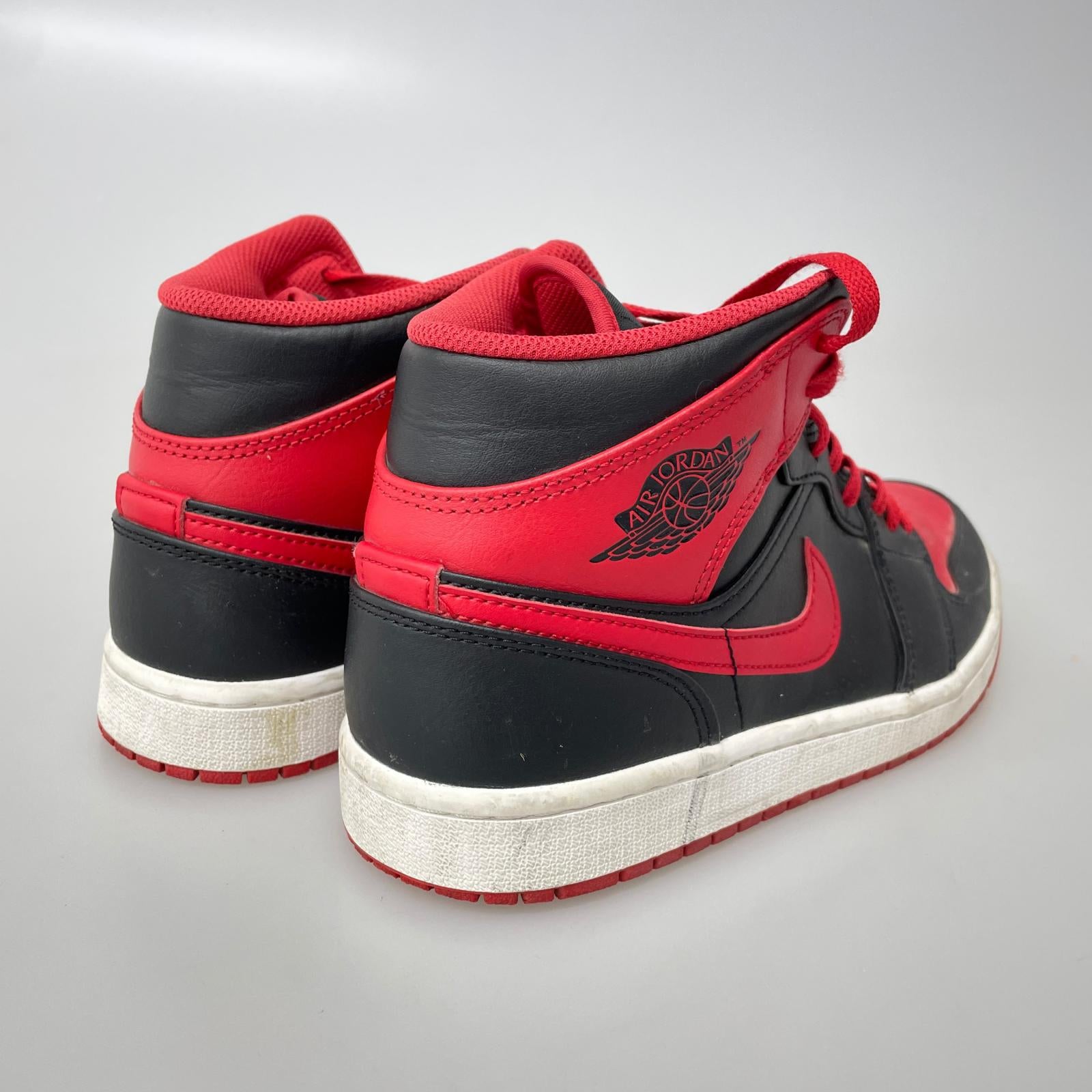 スニーカー Air Jordan 1 Mid Bred Toe (26.0cm) 26cm (US8 UK7 1/2 EU42)