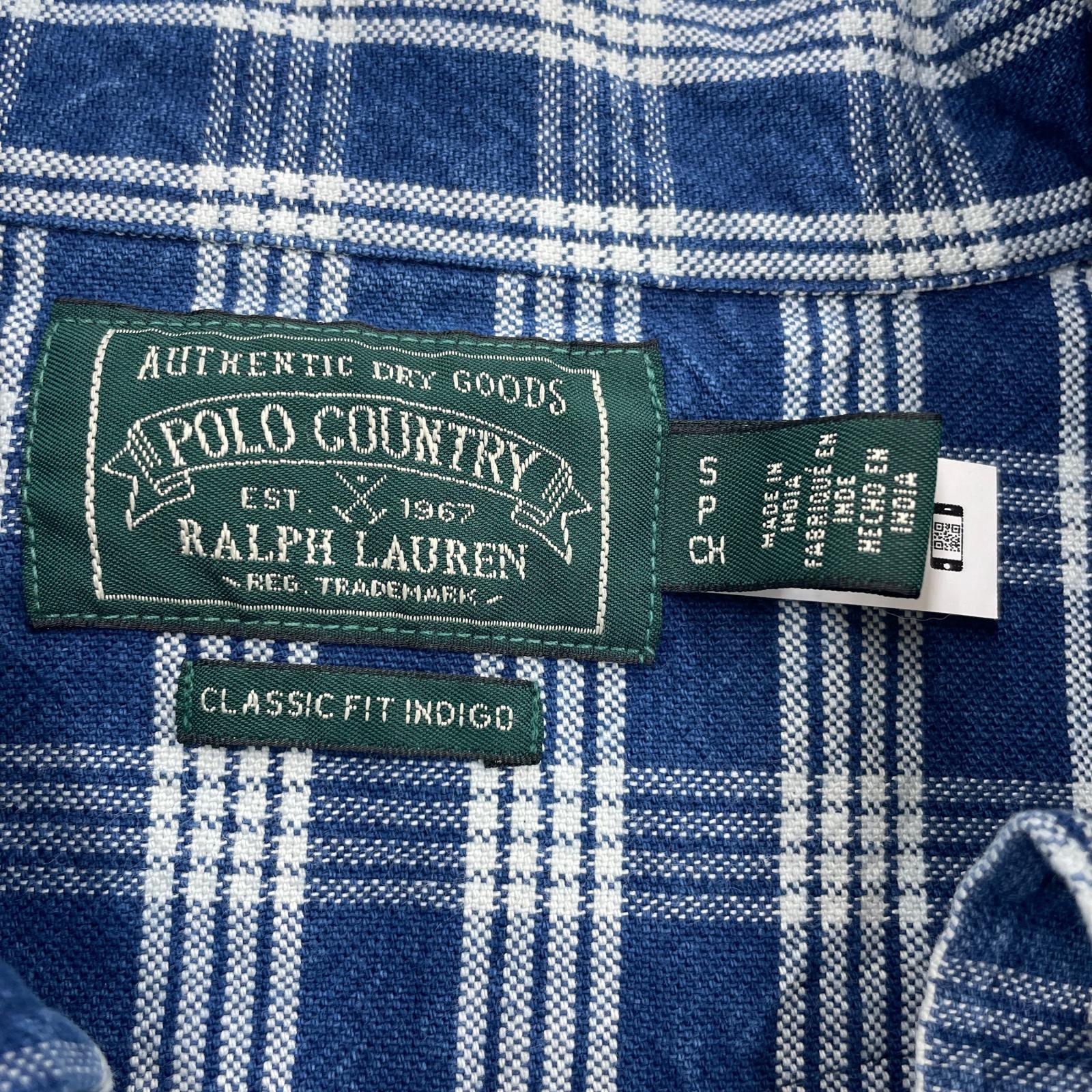 ジャケット POLO COUNTRY CHECK JACKET S BLUE S ブルー