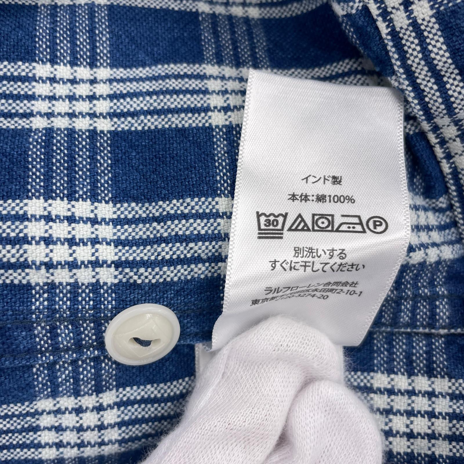 ジャケット POLO COUNTRY CHECK JACKET S BLUE S ブルー