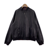 ジャケット 90s 馬無 リバーシブルレザージャケット (XL) 黒