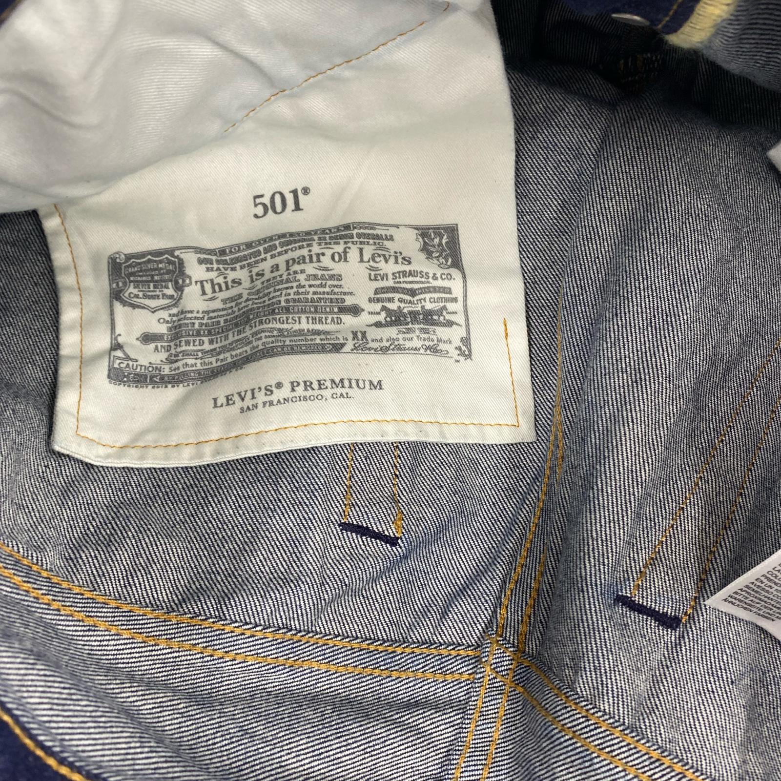 デニムパンツ Levi's 501 赤耳 00501-3722 W33 濃紺