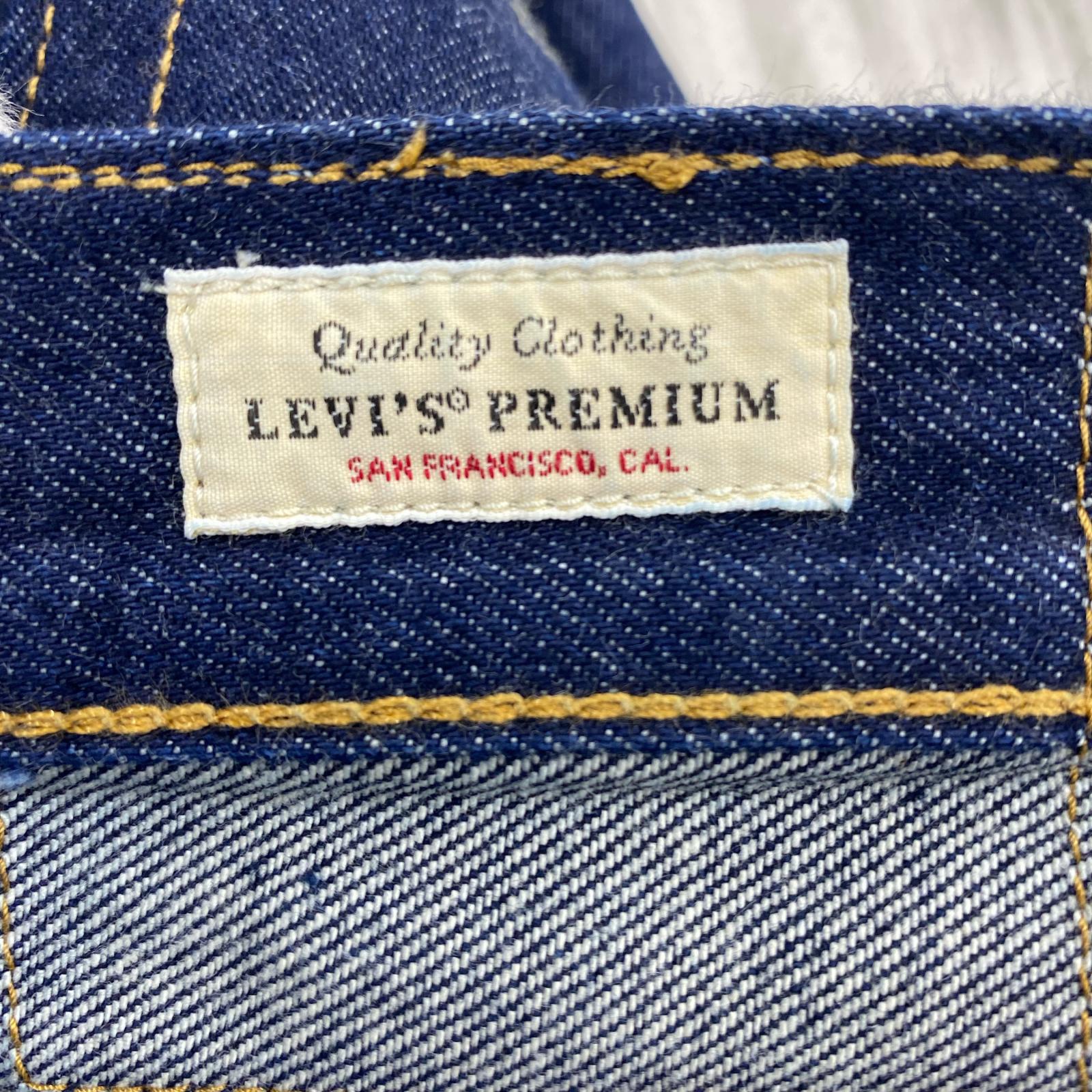 デニムパンツ Levi's 501 赤耳 00501-3722 W33 濃紺