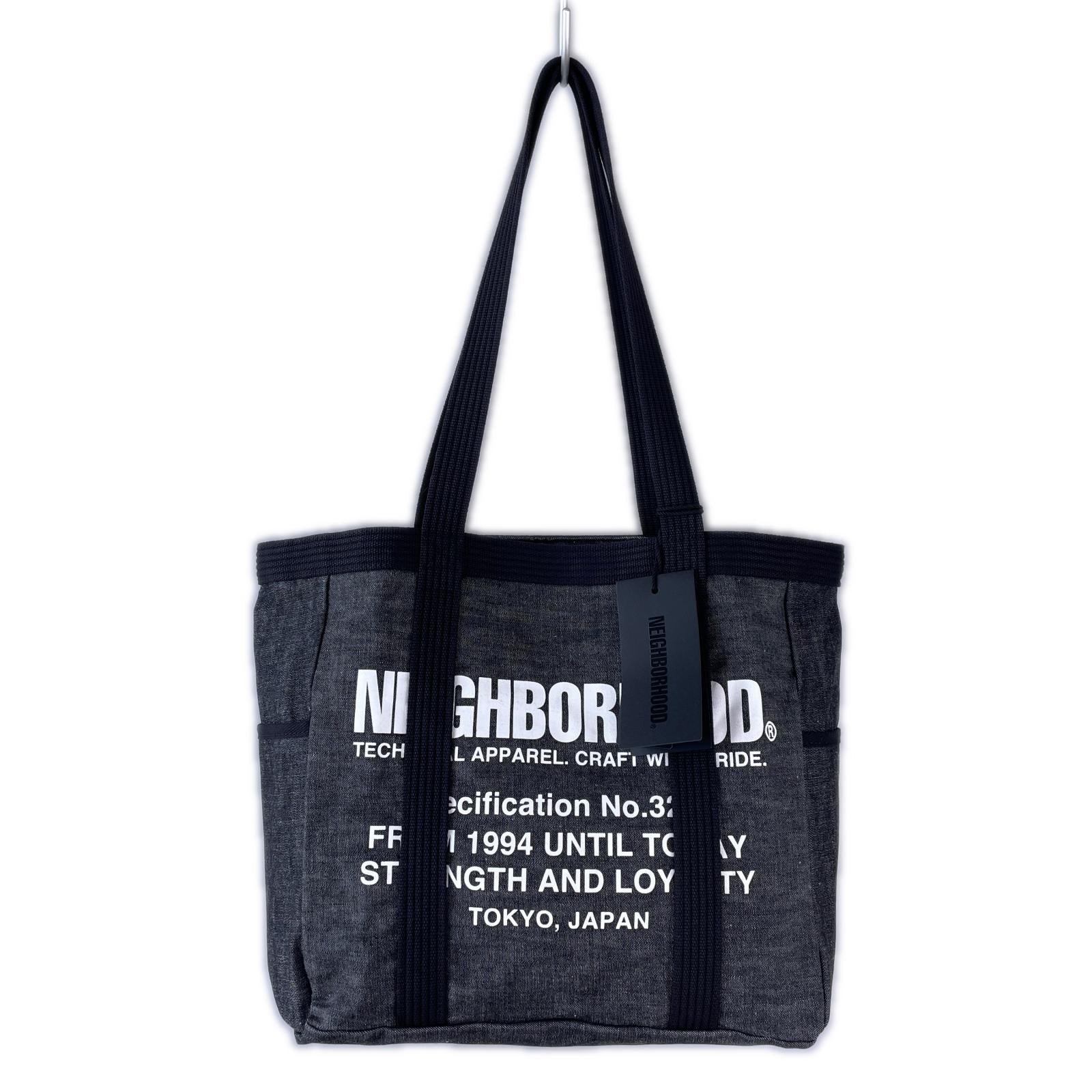 その他バッグ DENIM TOTE BAG-M ブラック