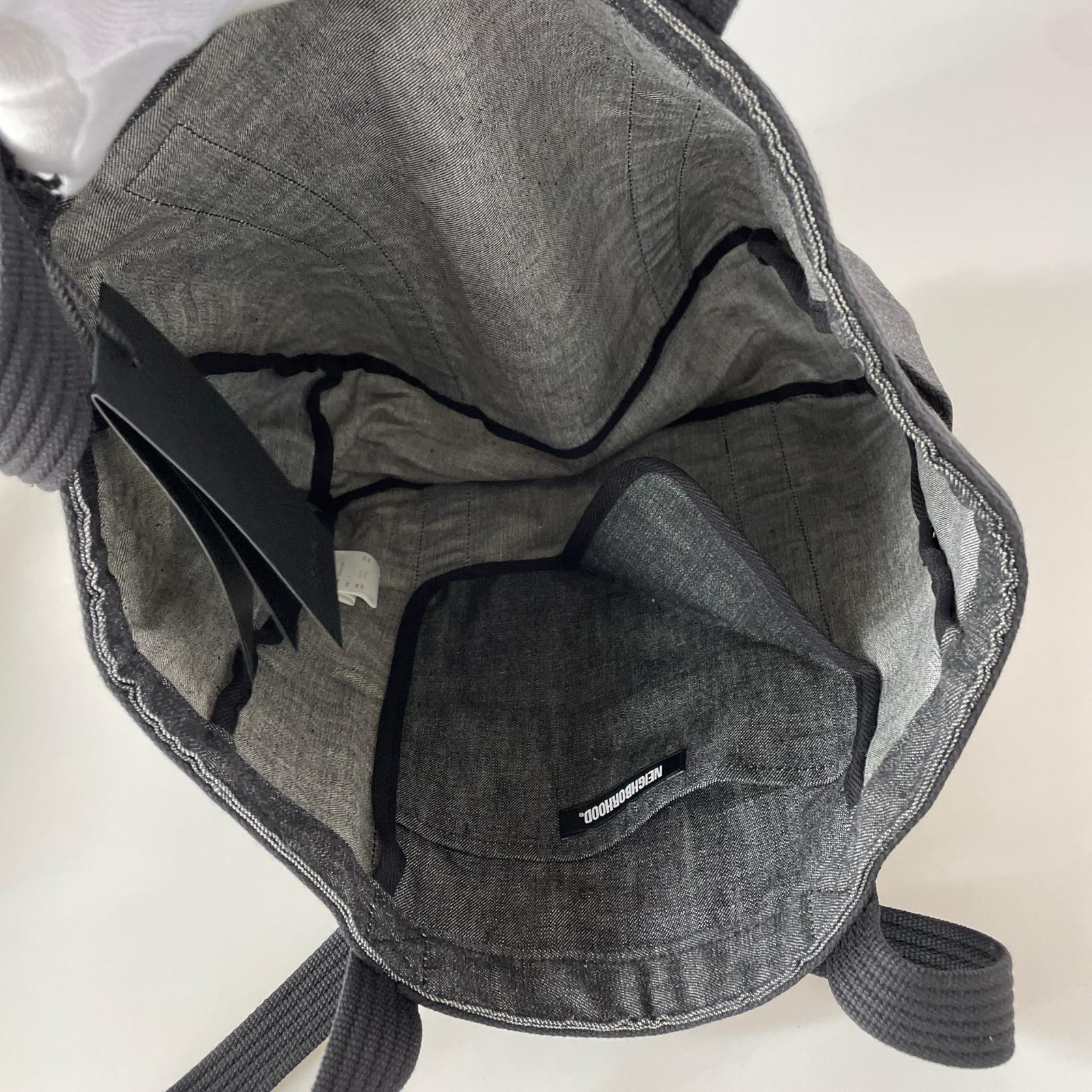 その他バッグ DENIM TOTE BAG-M ブラック