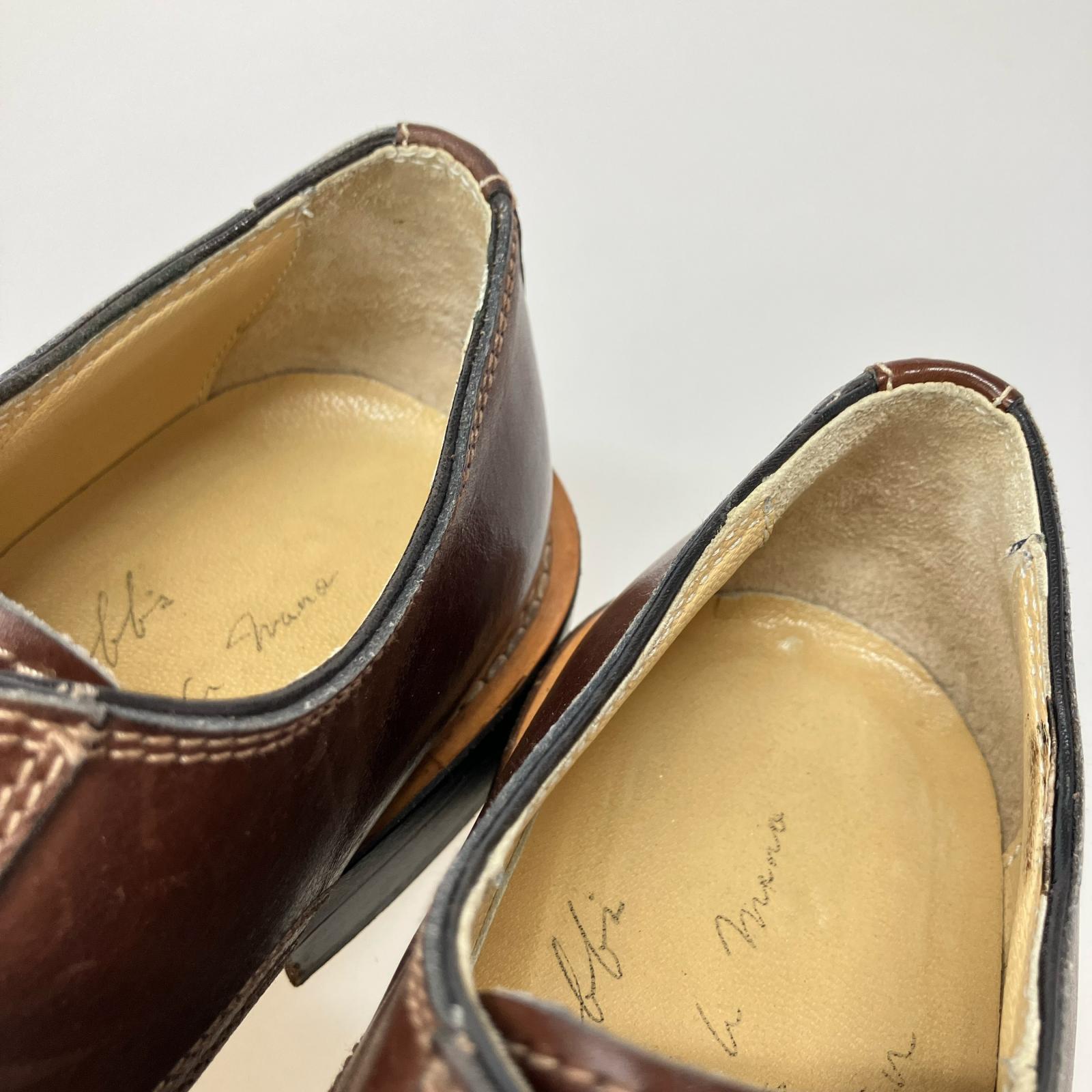 シューズ レザー　シューズ 41 ブラウン