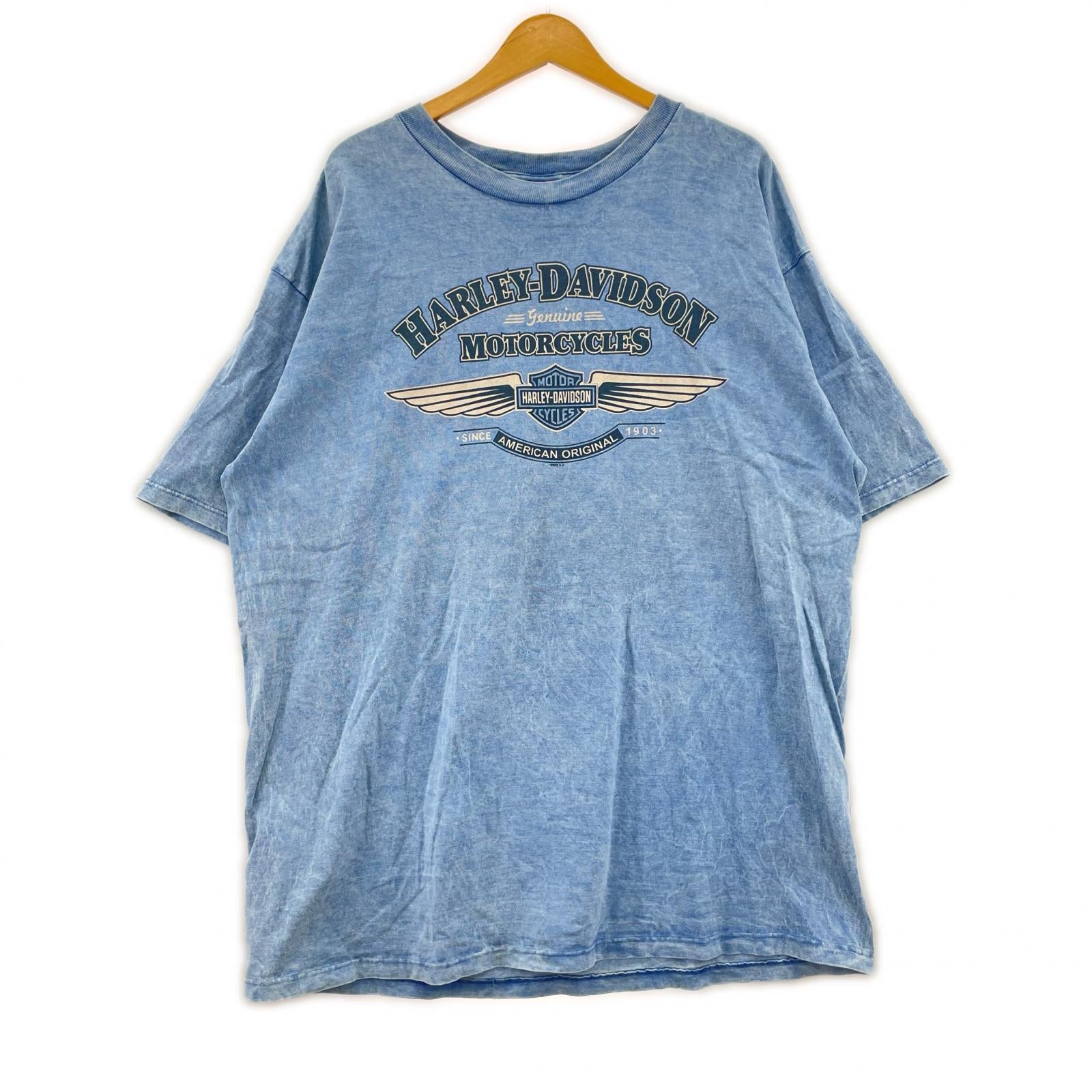 半袖Ｔシャツ USA製/BATTLEFIELD/両面/青 ブルー