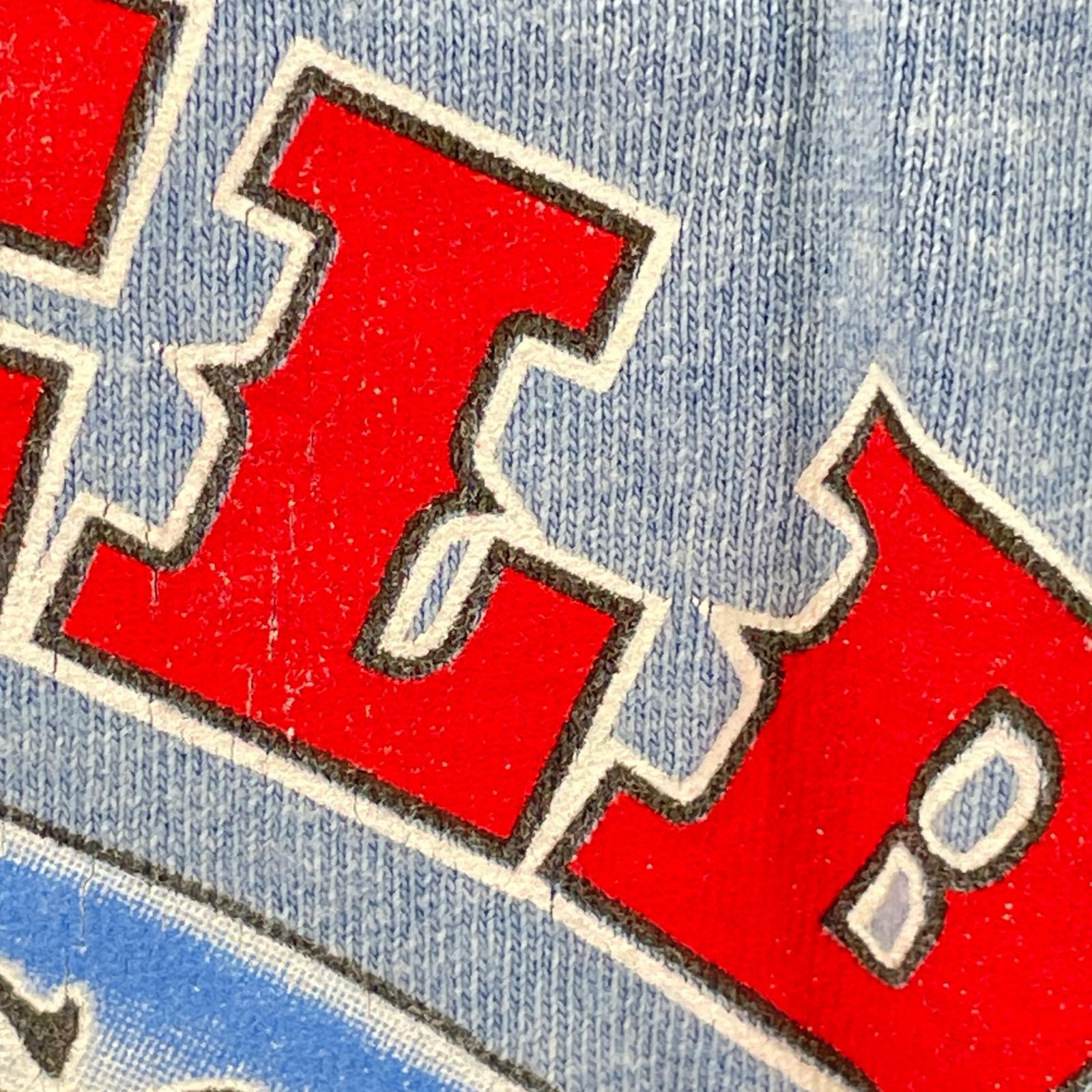 半袖Ｔシャツ USA製/BATTLEFIELD/両面/青 ブルー
