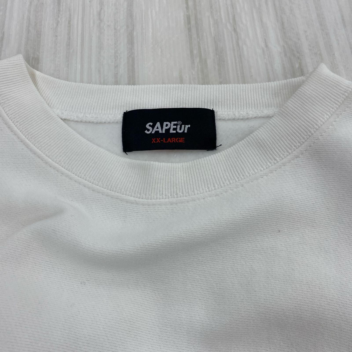 スウェット 千鳥ﾛｺﾞ ｽｳｪｯﾄ 白 XXL ホワイト