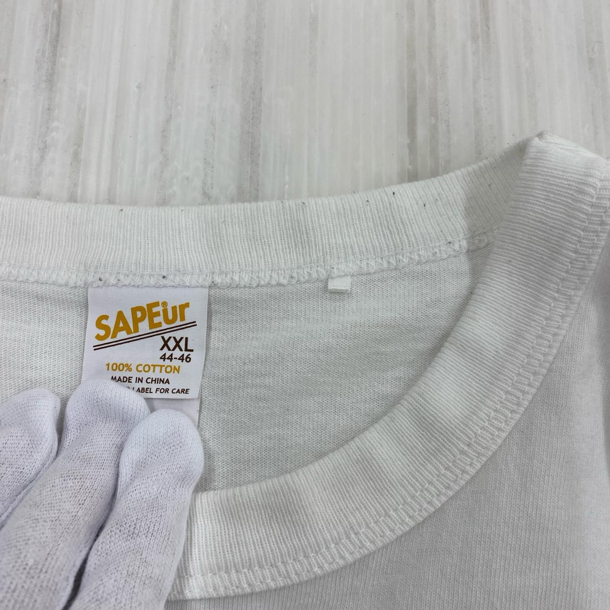 半袖Ｔシャツ SAPEur Locker Carpet Head Tee 白 XXL ホワイト