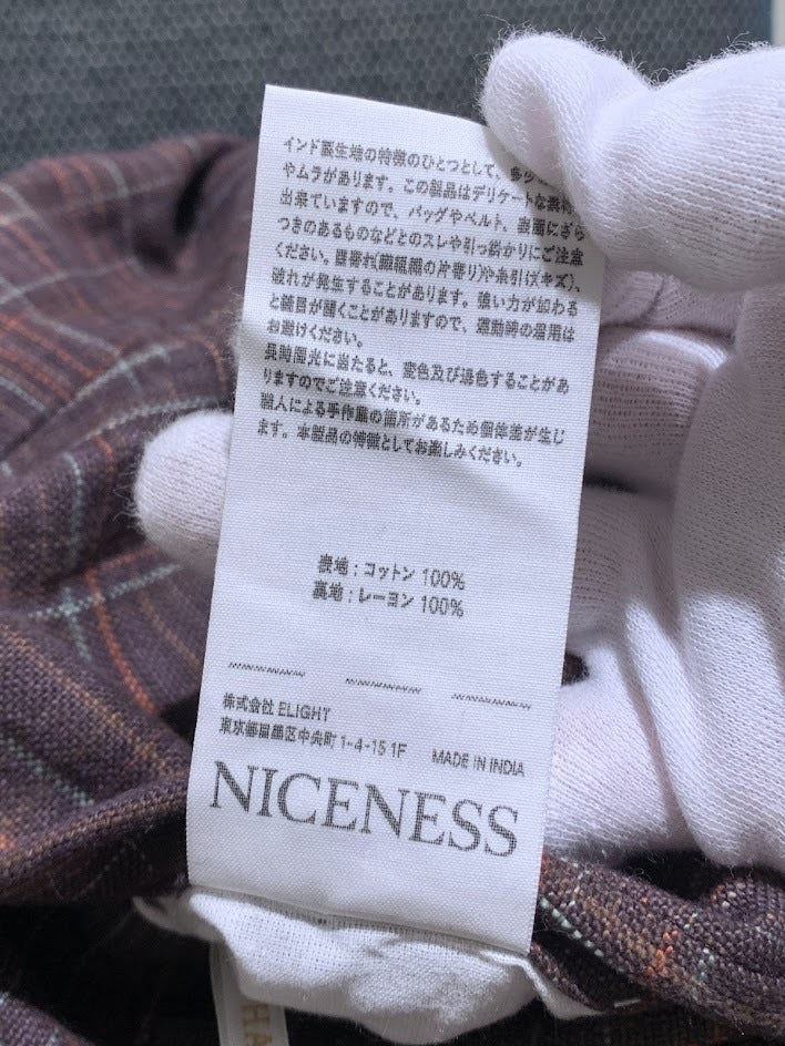 パンツ 24SS BOSE インド絣 ヴィンセントパンツ