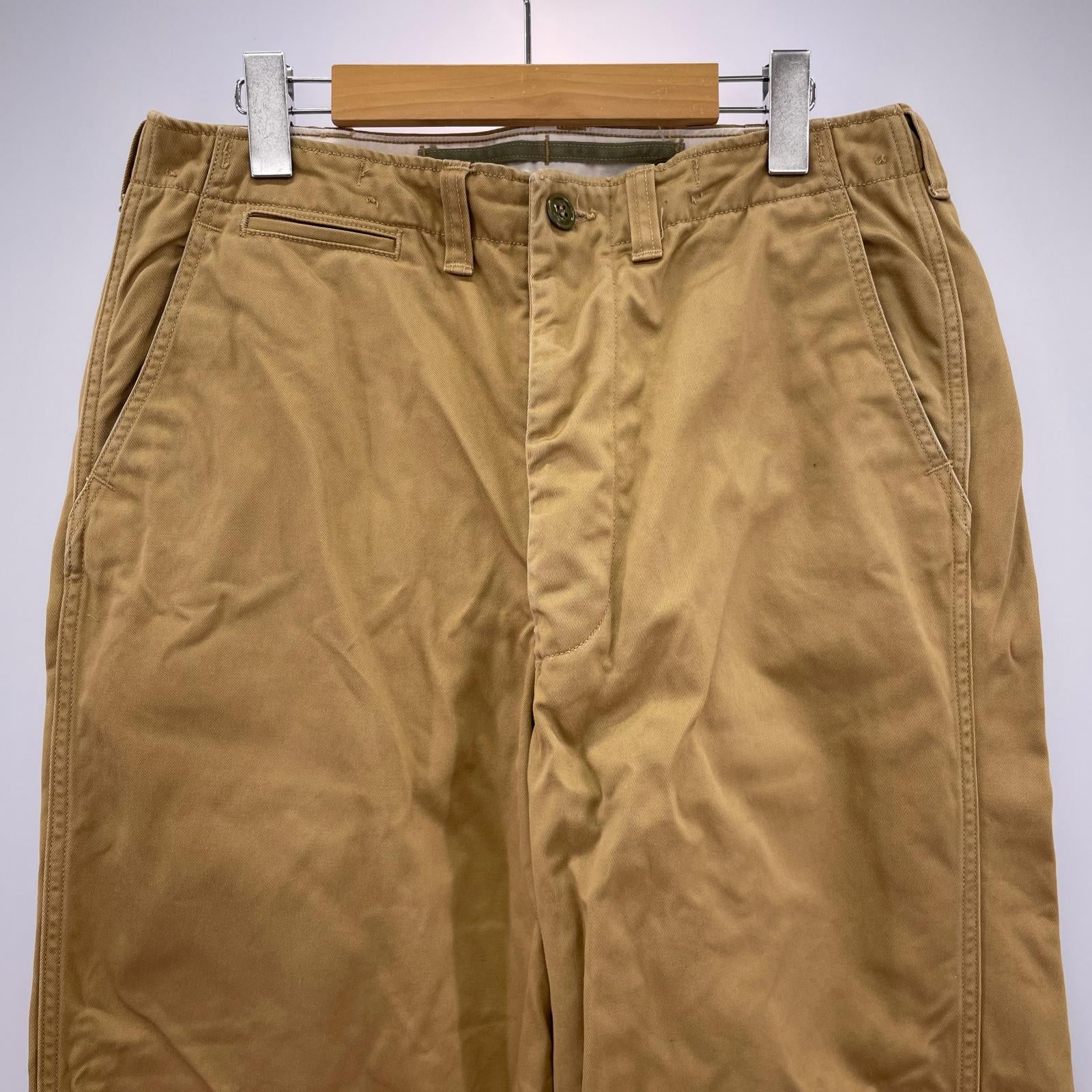 パンツ M-1950 TROUSERS 茶 32-34 32 ブラウン