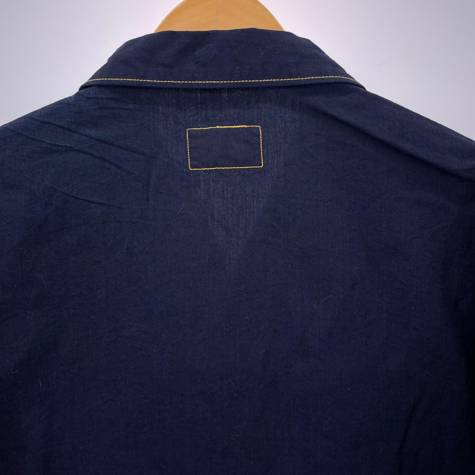 半袖シャツ MISTER FREEDOM 6oz WATERTOWN Shirt M M ネイビー