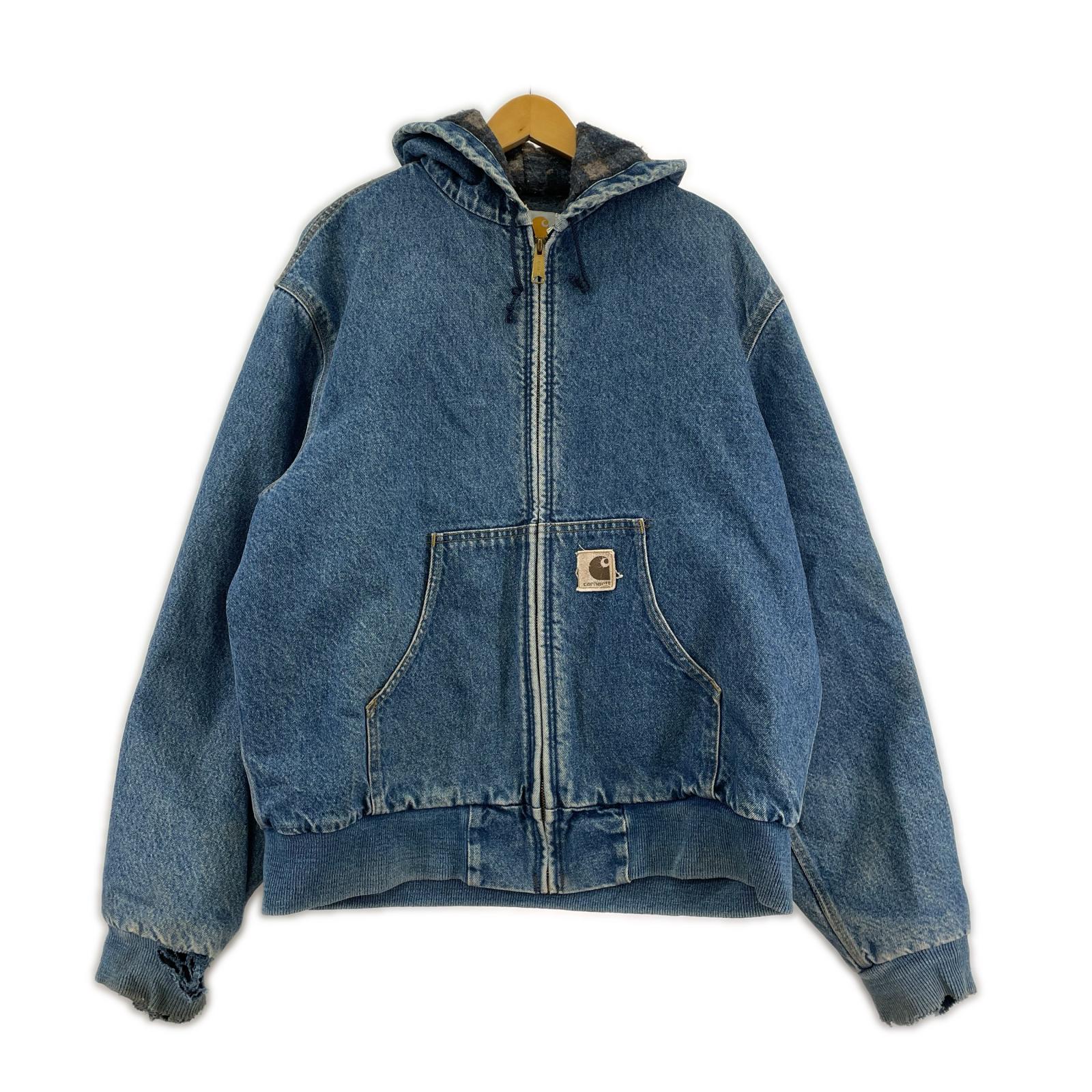 ジャケット 90s USA製 デニム アクティブジャケット （L) L ブルー