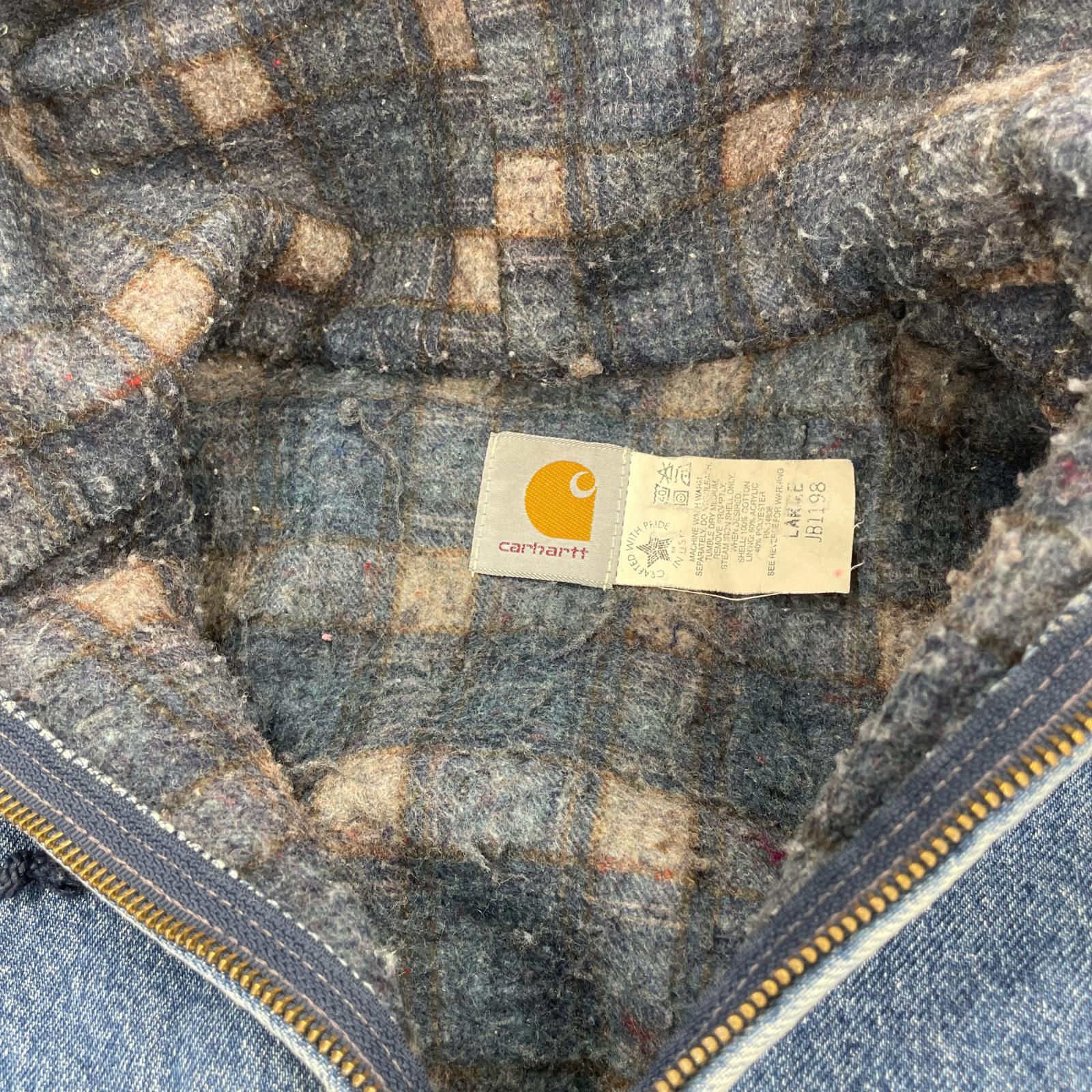 ジャケット 90s USA製 デニム アクティブジャケット （L) L ブルー