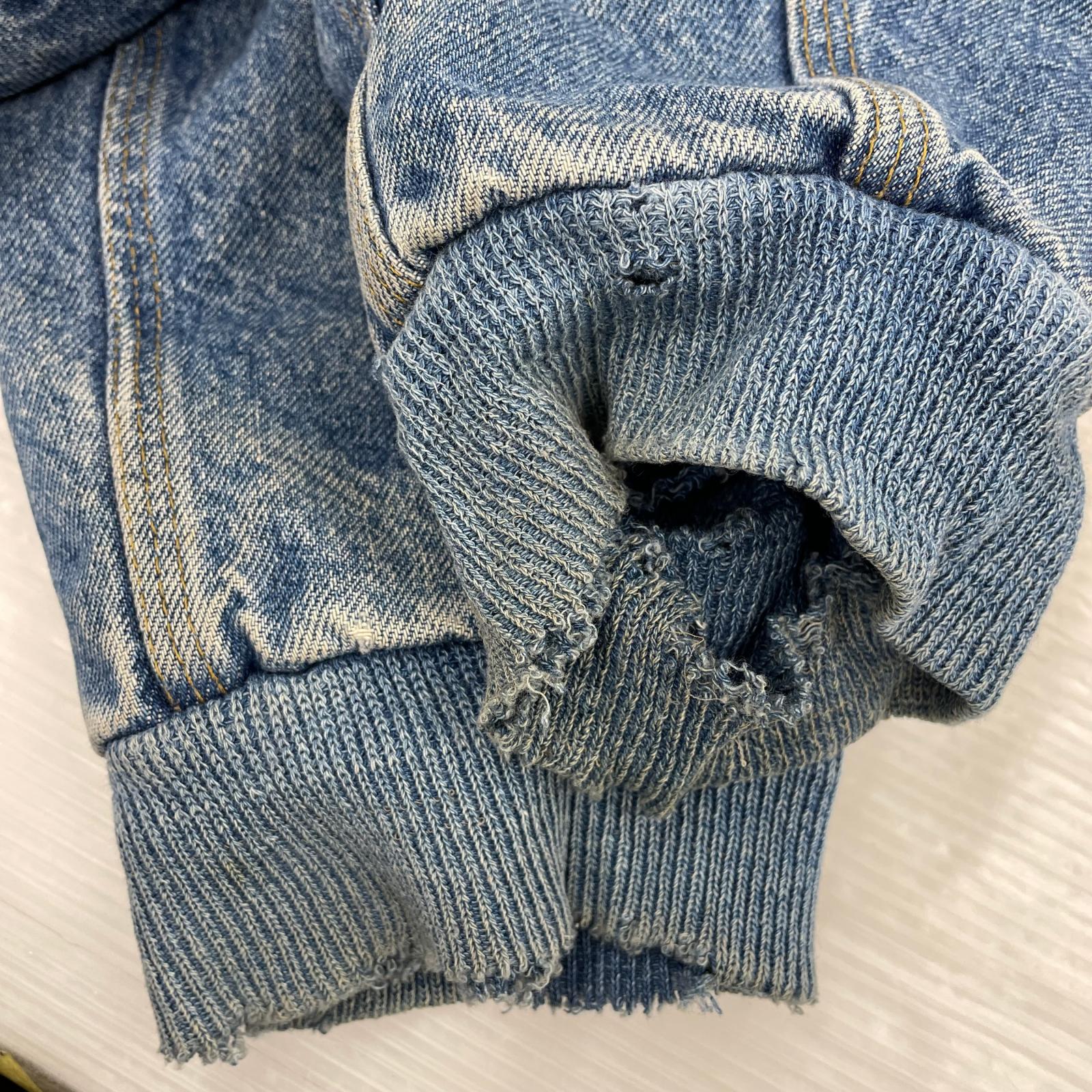ジャケット 90s USA製 デニム アクティブジャケット （L) L ブルー