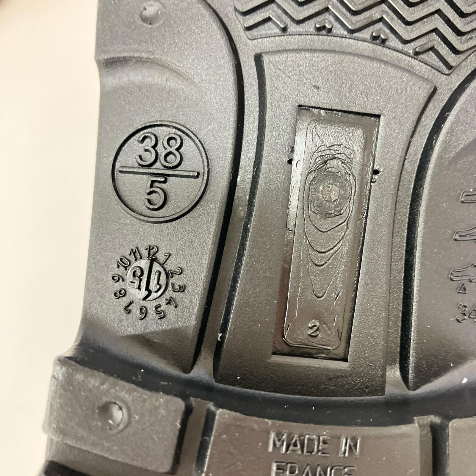 ブーツ EVISU サイドゴアブーツBK 38(24.0-24.5) 38 ブラック