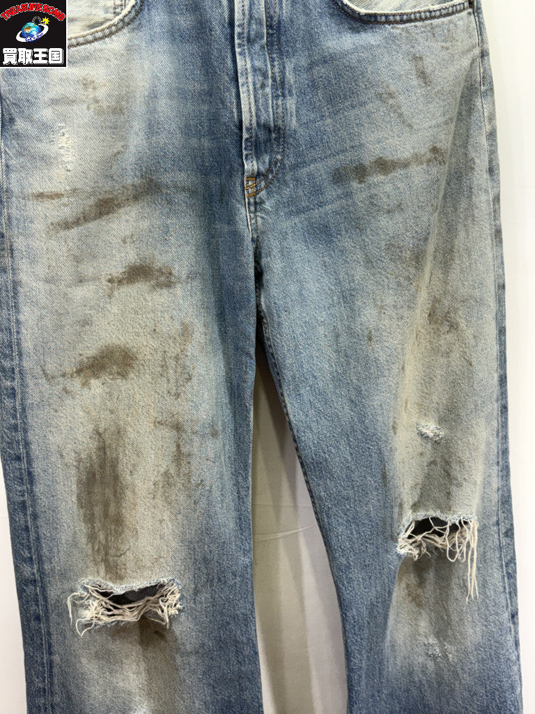 デニムパンツ 2021M Penicillin Distressed Denim Pants