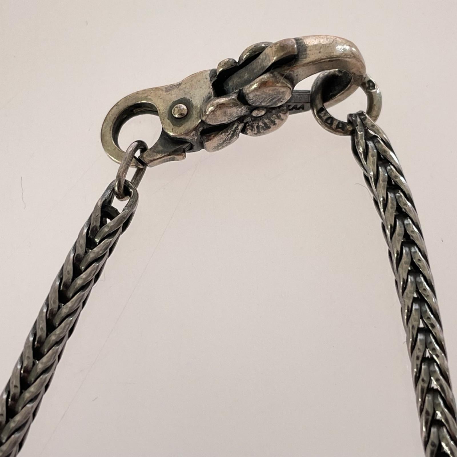 ブレスレット Trollbeads 能面チャーム シルバー