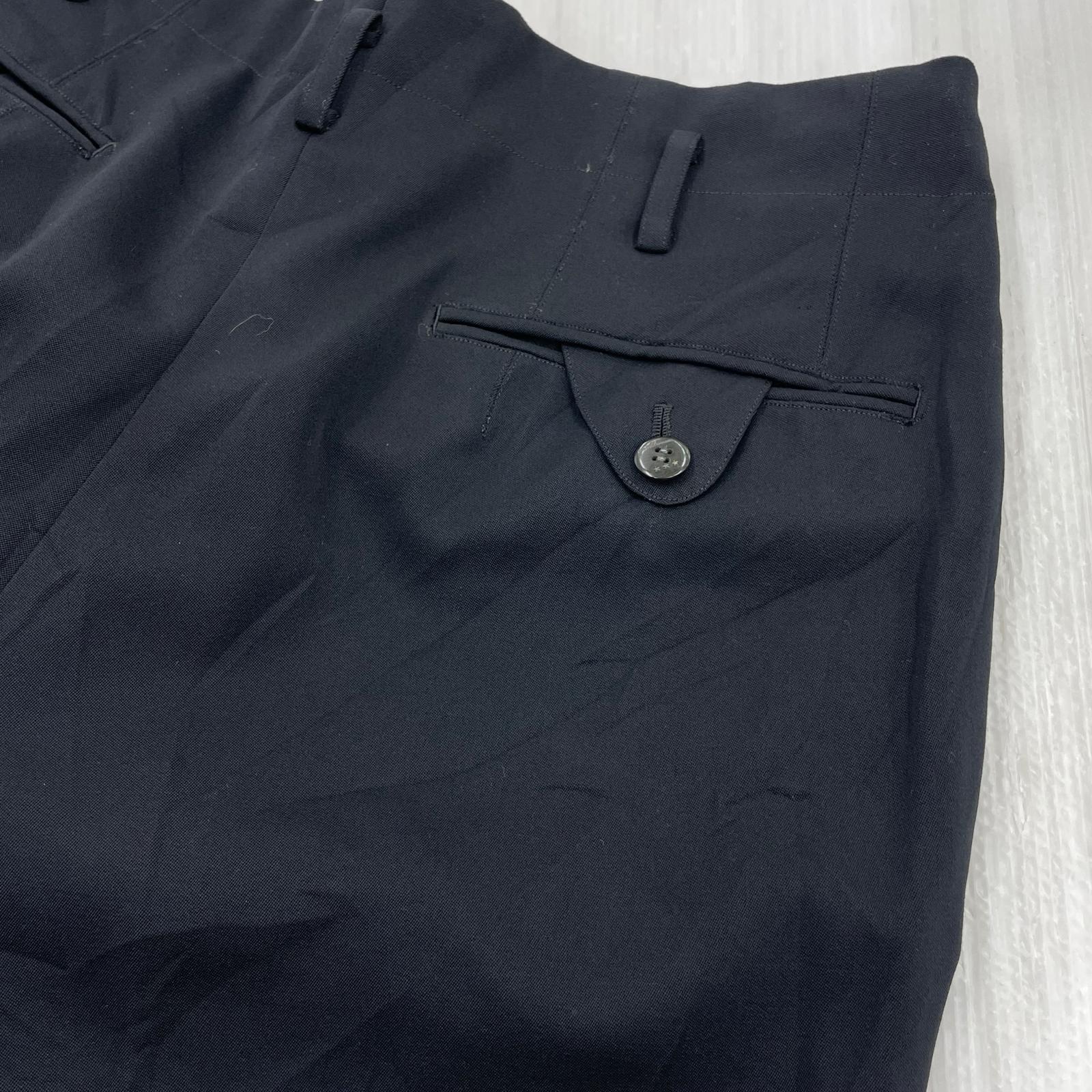 パンツ 60s頃 DEPONIRTホック タックパンツ ブラック W ブラック