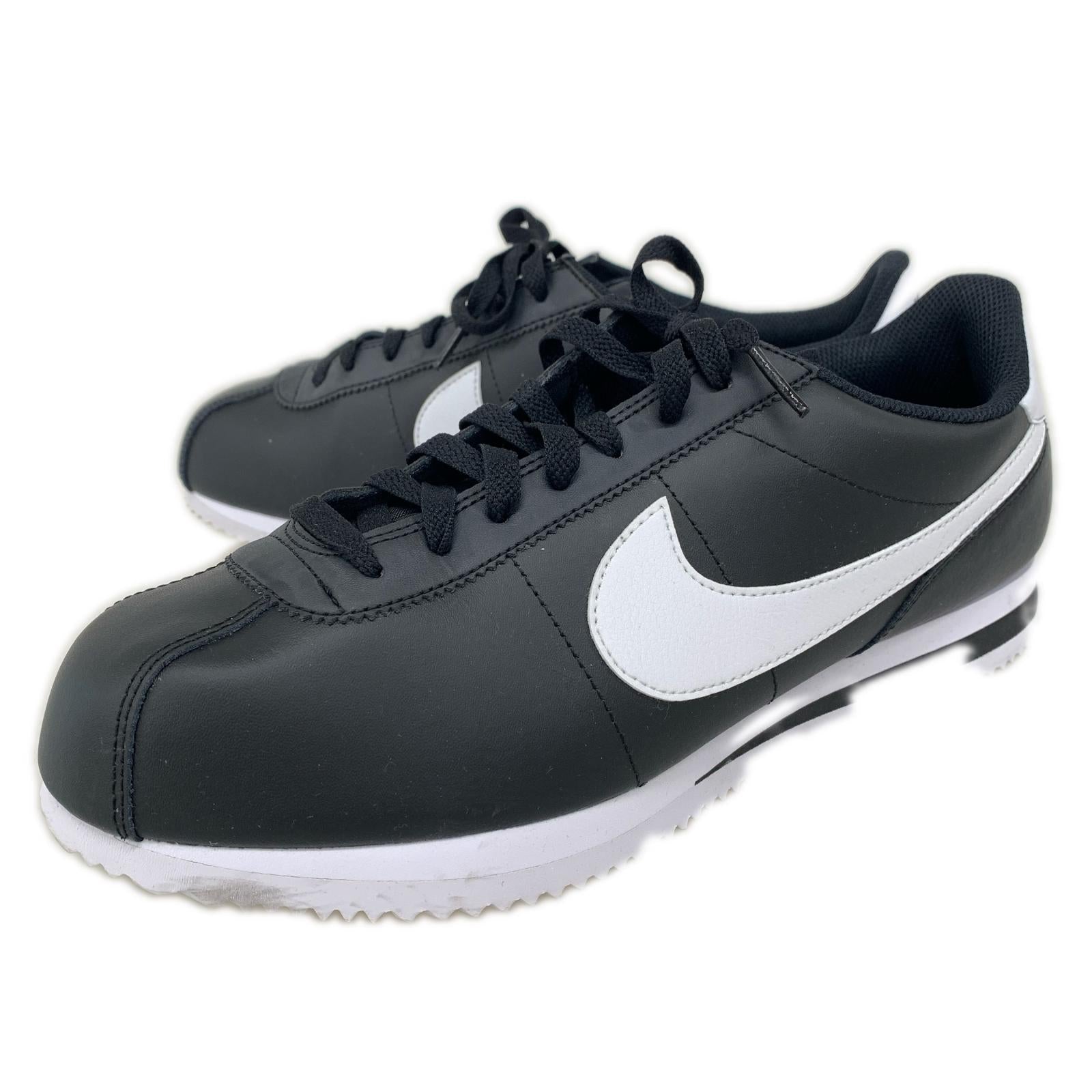 スニーカー CORTEZ BLACK/WHITE 29cm (US11 UK10 1/2 EU48) ブラック