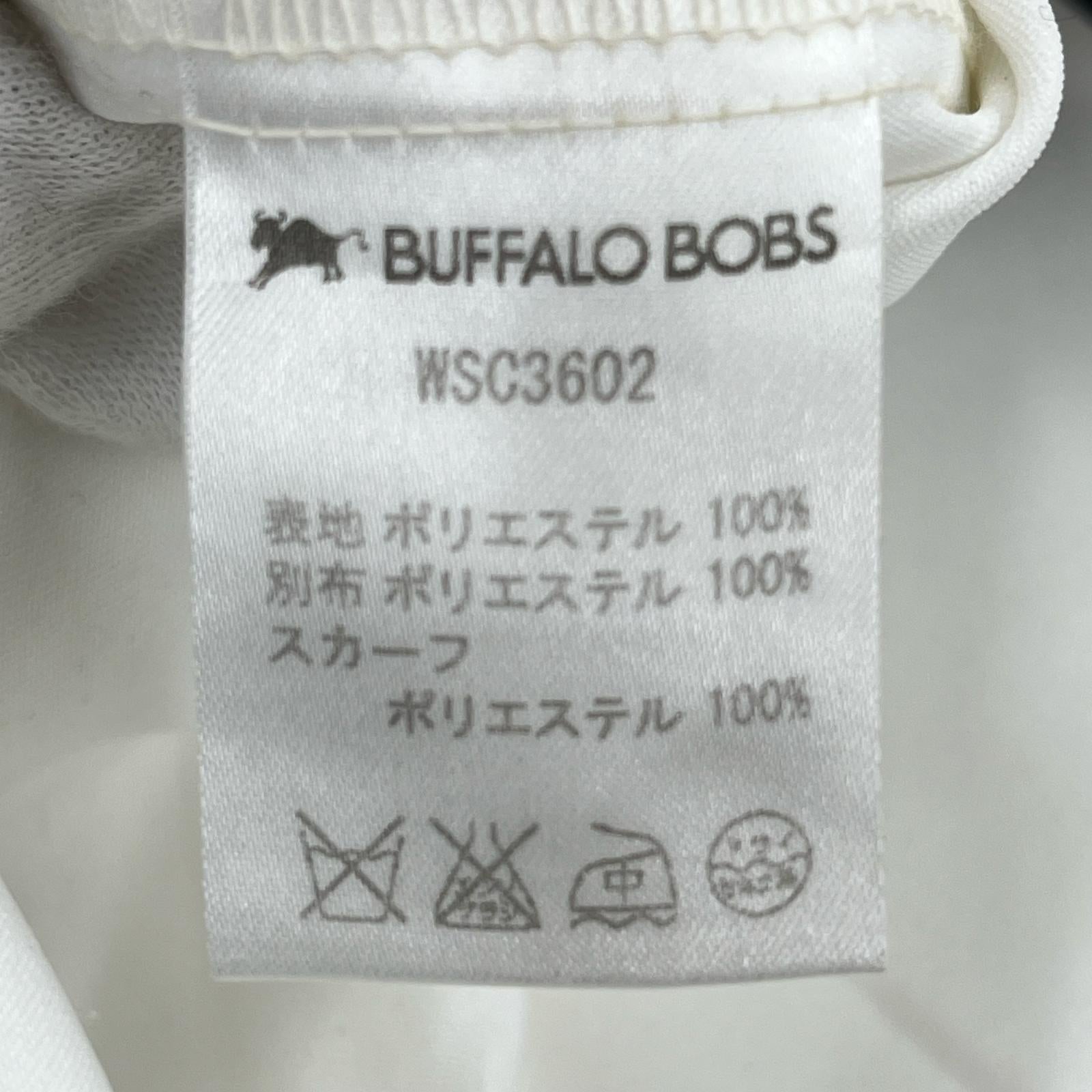 長袖シャツ Buffalo Bobs レースカラー ドレスシャツ ホワイト