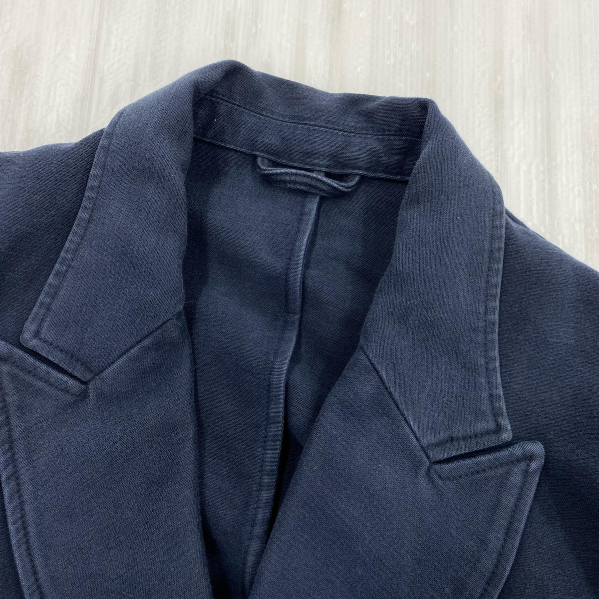 ジャケット Adam et Rope' WILD LIFE TAILOR ｺｯﾄﾝﾀﾞﾌﾞﾙｼﾞｬｹｯﾄ ﾈｲﾋﾞｰ M ネイビー