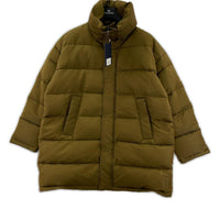 ダウンジャケット DOWN HALF COAT KHK 50 ブラウン