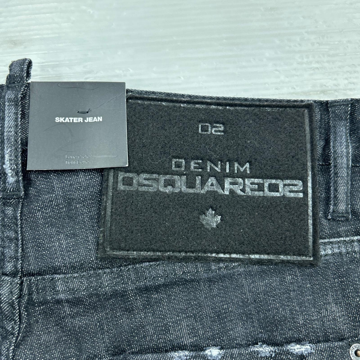デニムパンツ BLACK CLEAN WASH SKATER JEANS 44 ブラック
