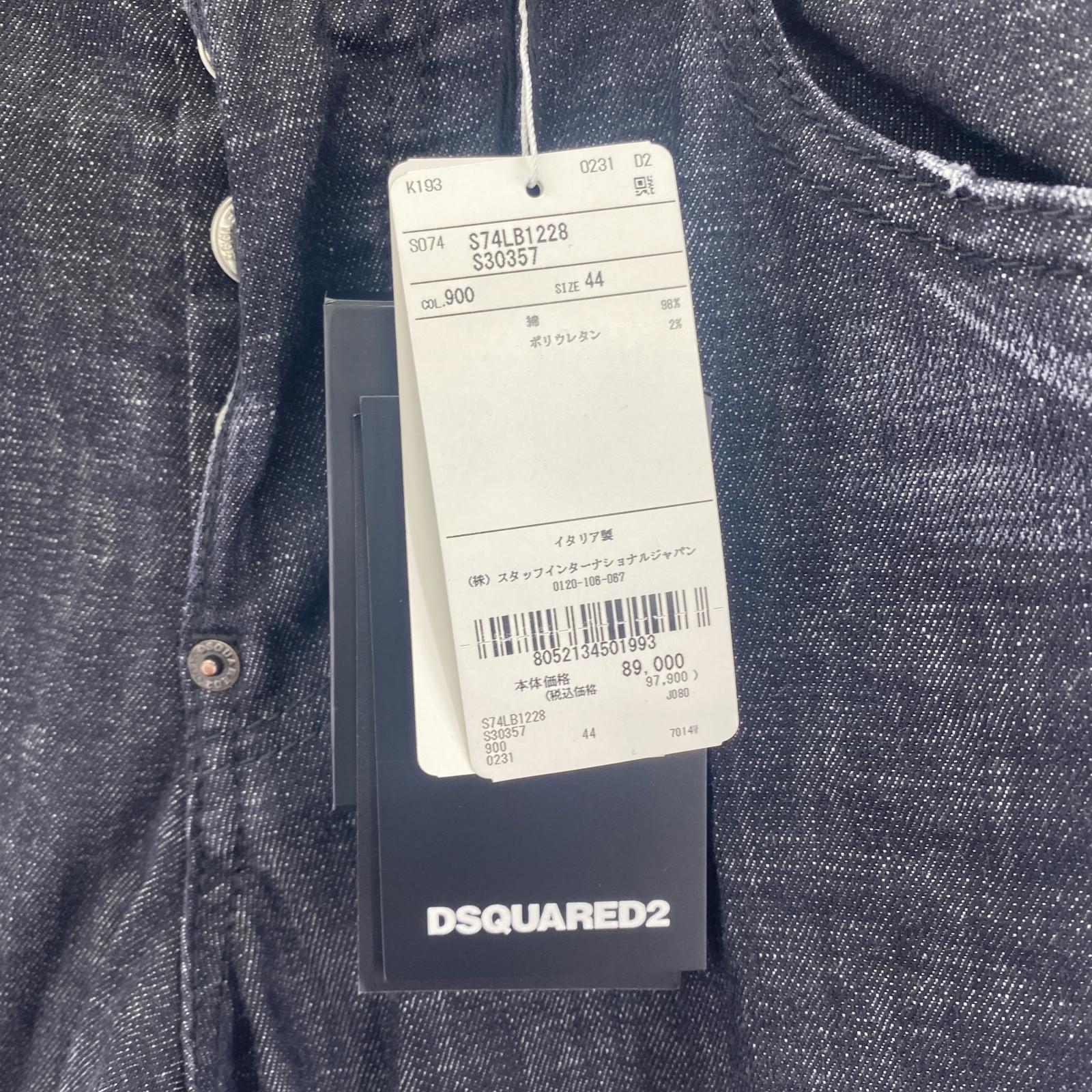 デニムパンツ BLACK CLEAN WASH SKATER JEANS 44 ブラック