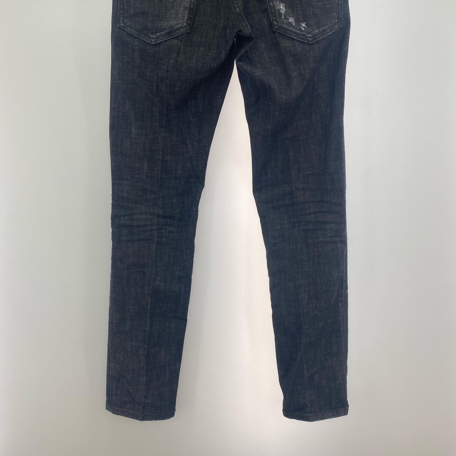 デニムパンツ BLACK CLEAN WASH SKATER JEANS 44 ブラック