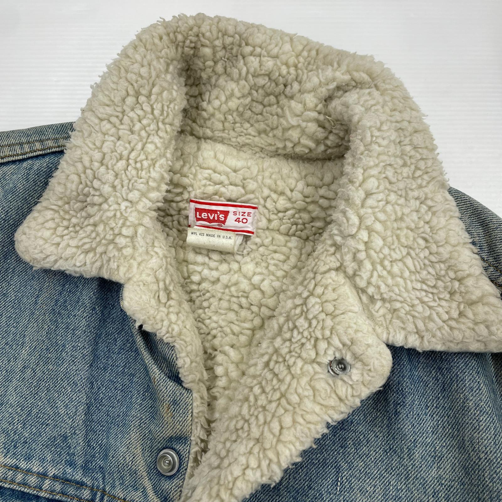デニムジャケット 70s USA製 70605 40 40 ブルー