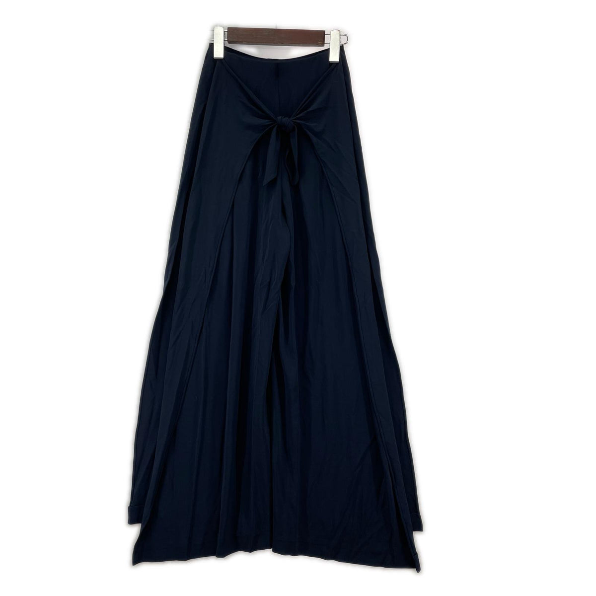 パンツ JERSEY WIDE LEG WRAP PANT NVY XXS ネイビー