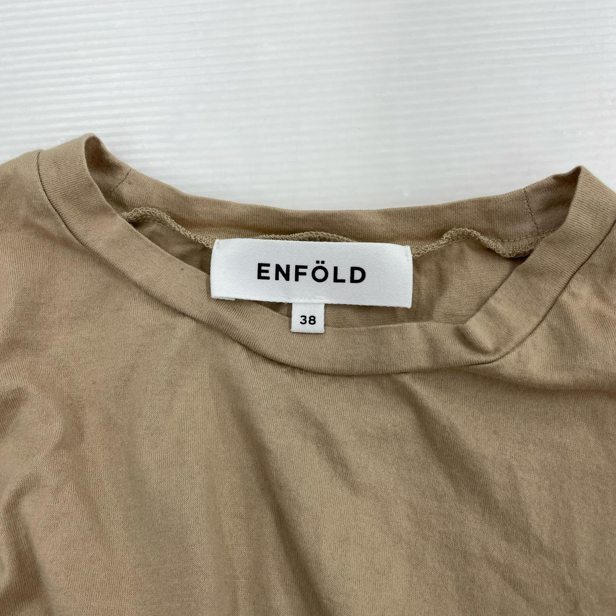 半袖Ｔシャツ 21SS SQUARE DRAPE T-SHIRT BEG 38 38 ベージュ