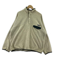 ジャケット シンチラ スナップT フリース (XL) ベージュ
