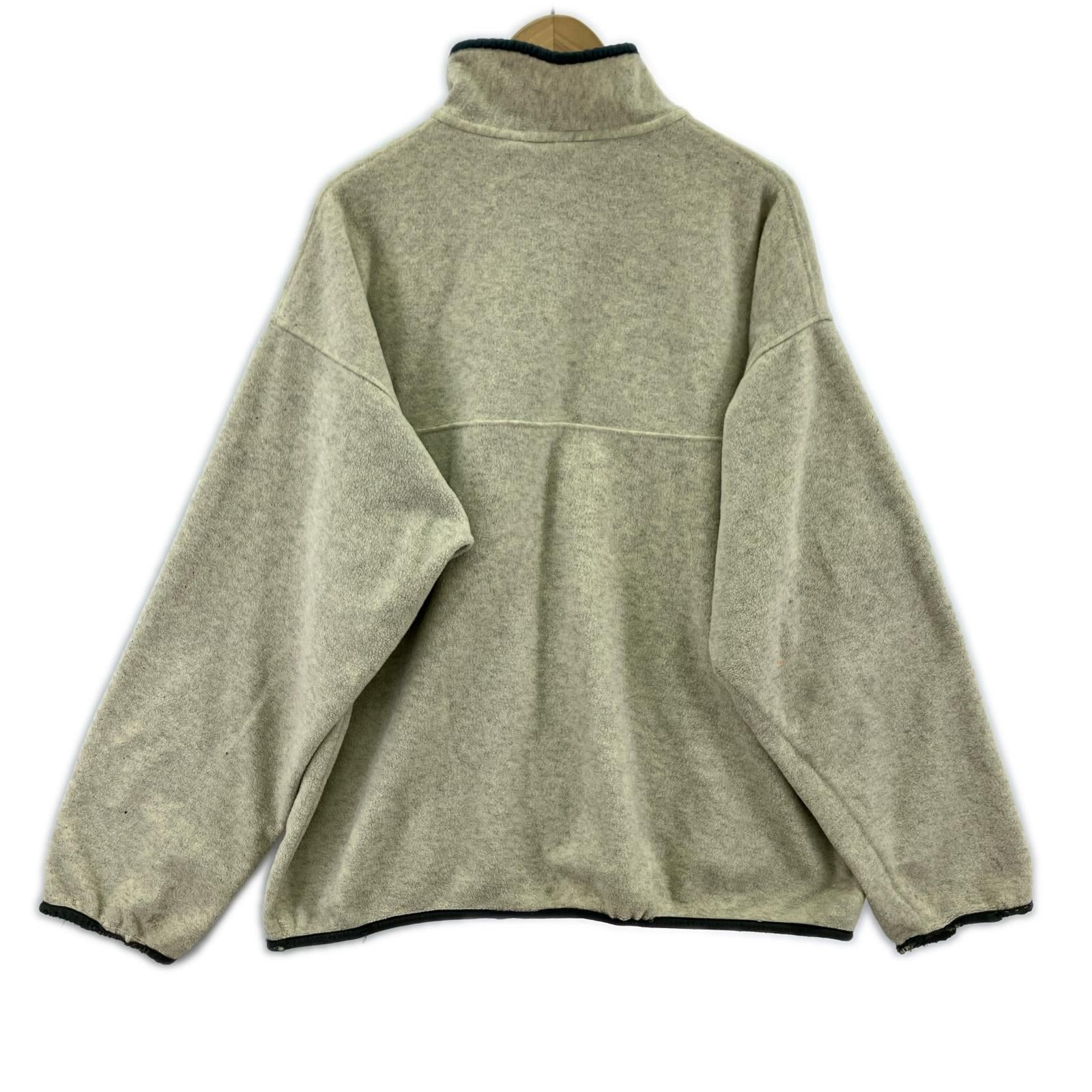 ジャケット シンチラ スナップT フリース (XL) ベージュ