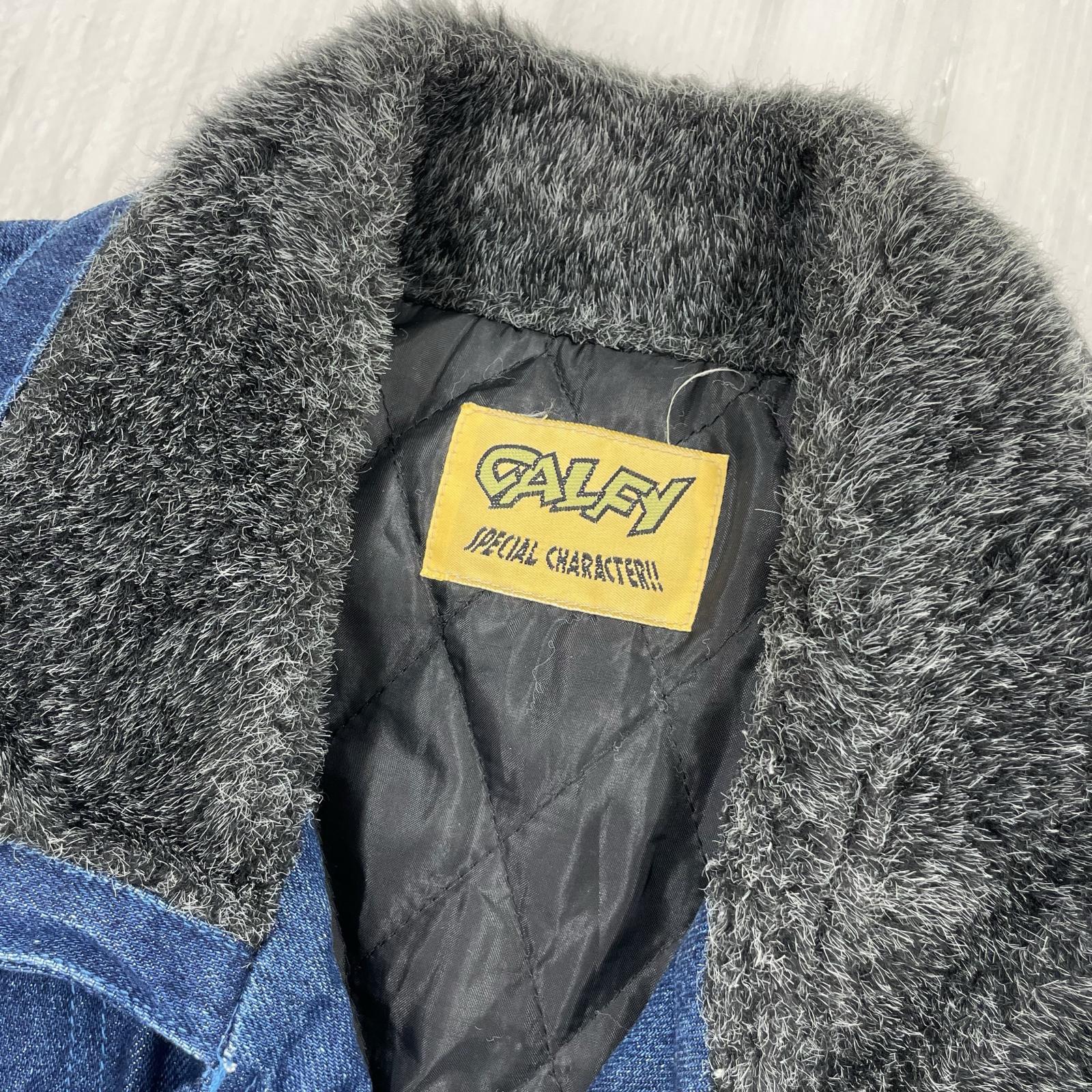 ジャケット GALFY デニムカバーオール 青 (F) フリー ブルー