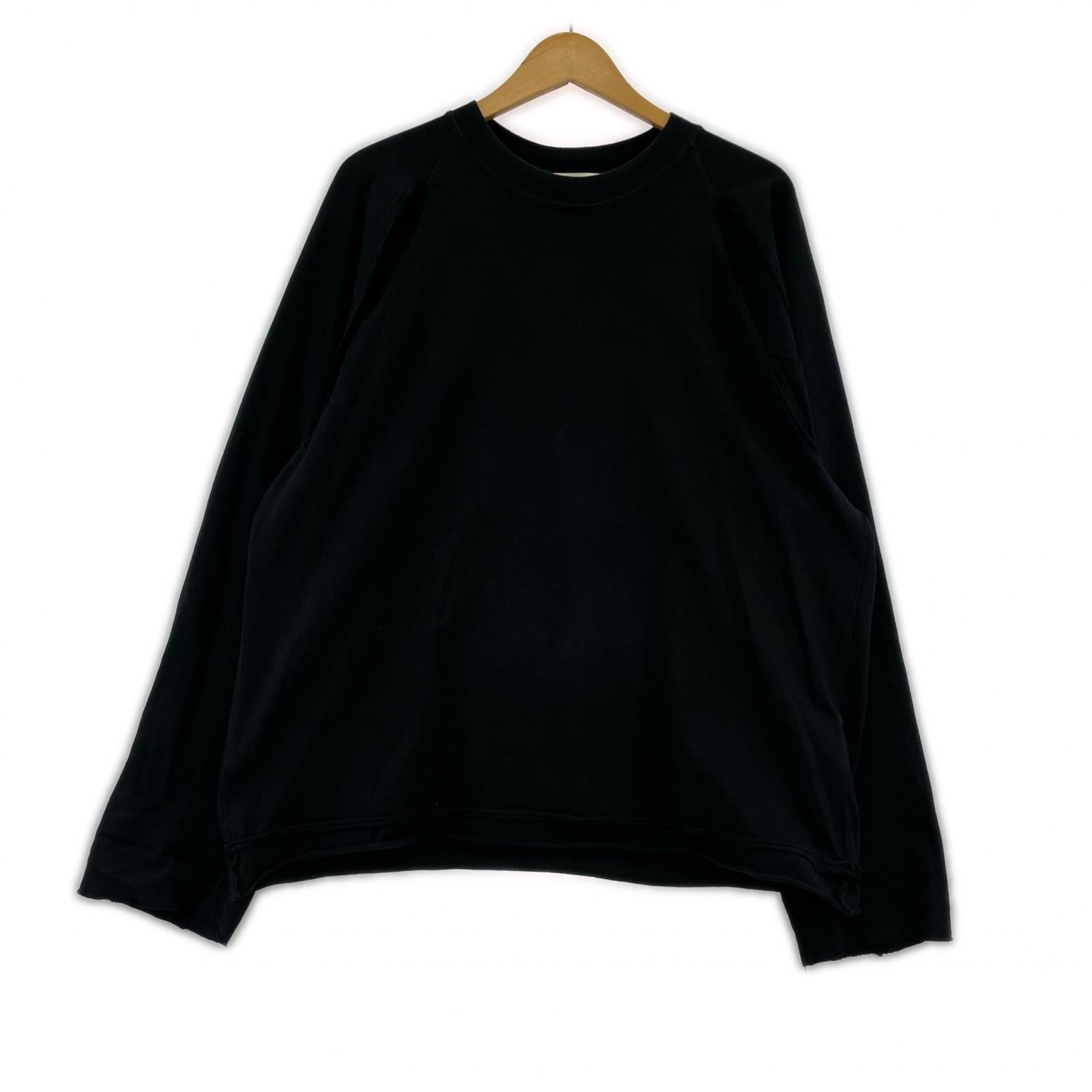 長袖Ｔシャツ SLIT L/S T-SHIRT 黒 (1) 1 ブラック