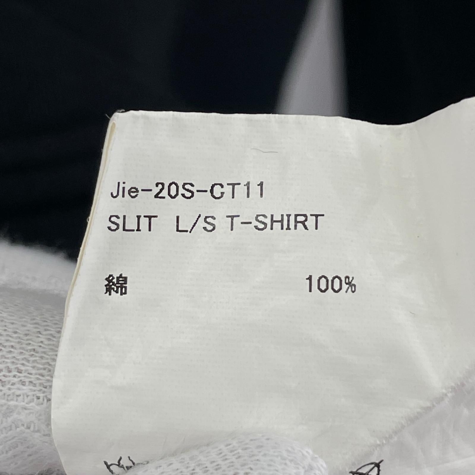 長袖Ｔシャツ SLIT L/S T-SHIRT 黒 (1) 1 ブラック