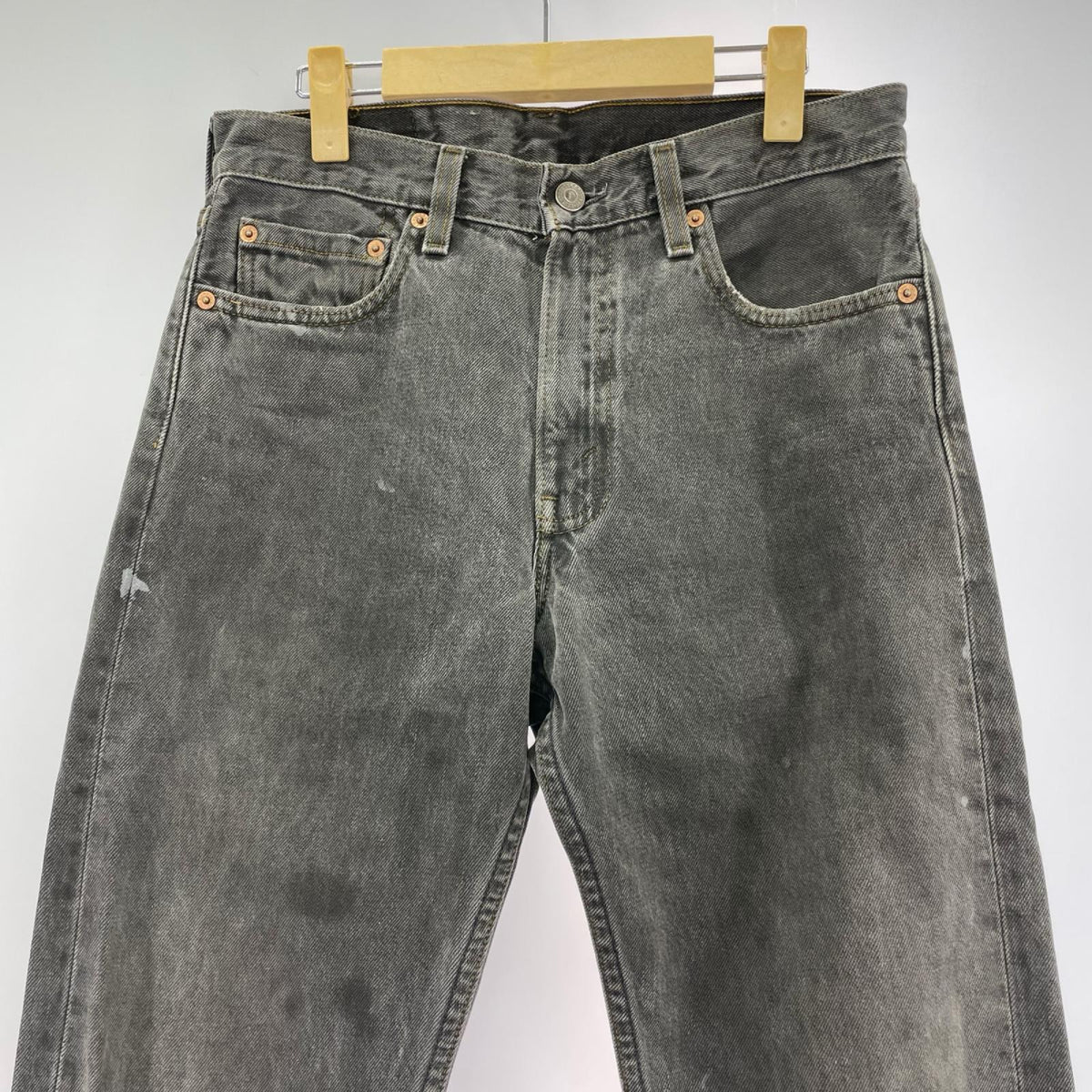 デニムパンツ 505 後染 色飛び (実寸30) 29 ブラック