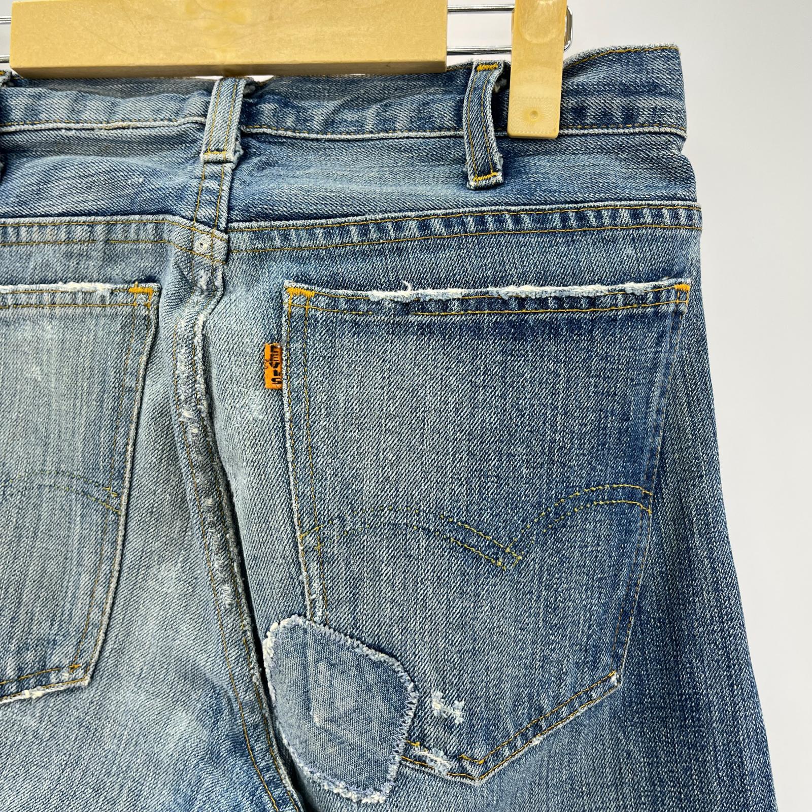 デニムパンツ 646 USA製 復刻 オレンジタブ SCOVIL (実寸30) 28 ブルー