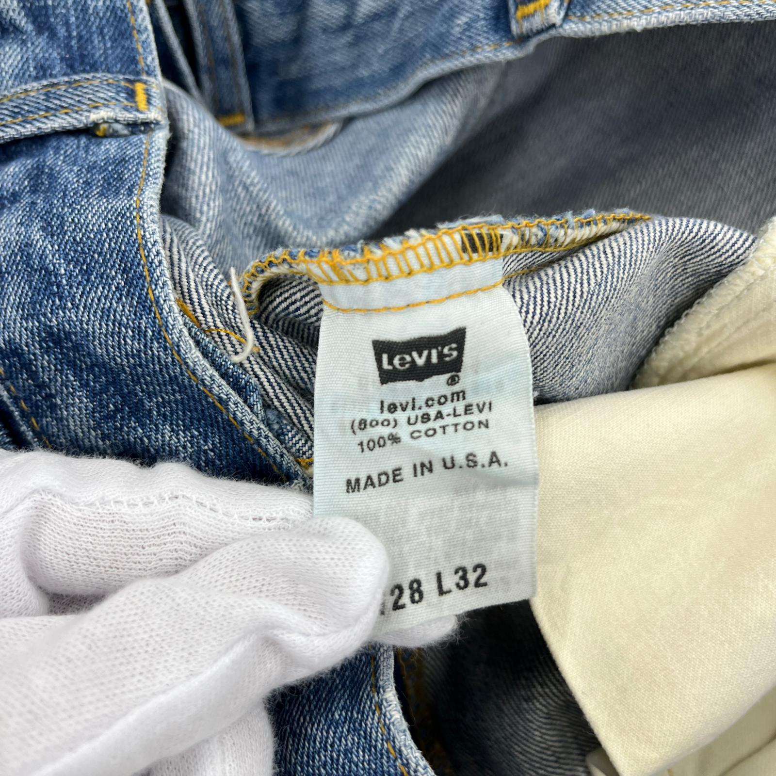 デニムパンツ 646 USA製 復刻 オレンジタブ SCOVIL (実寸30) 28 ブルー