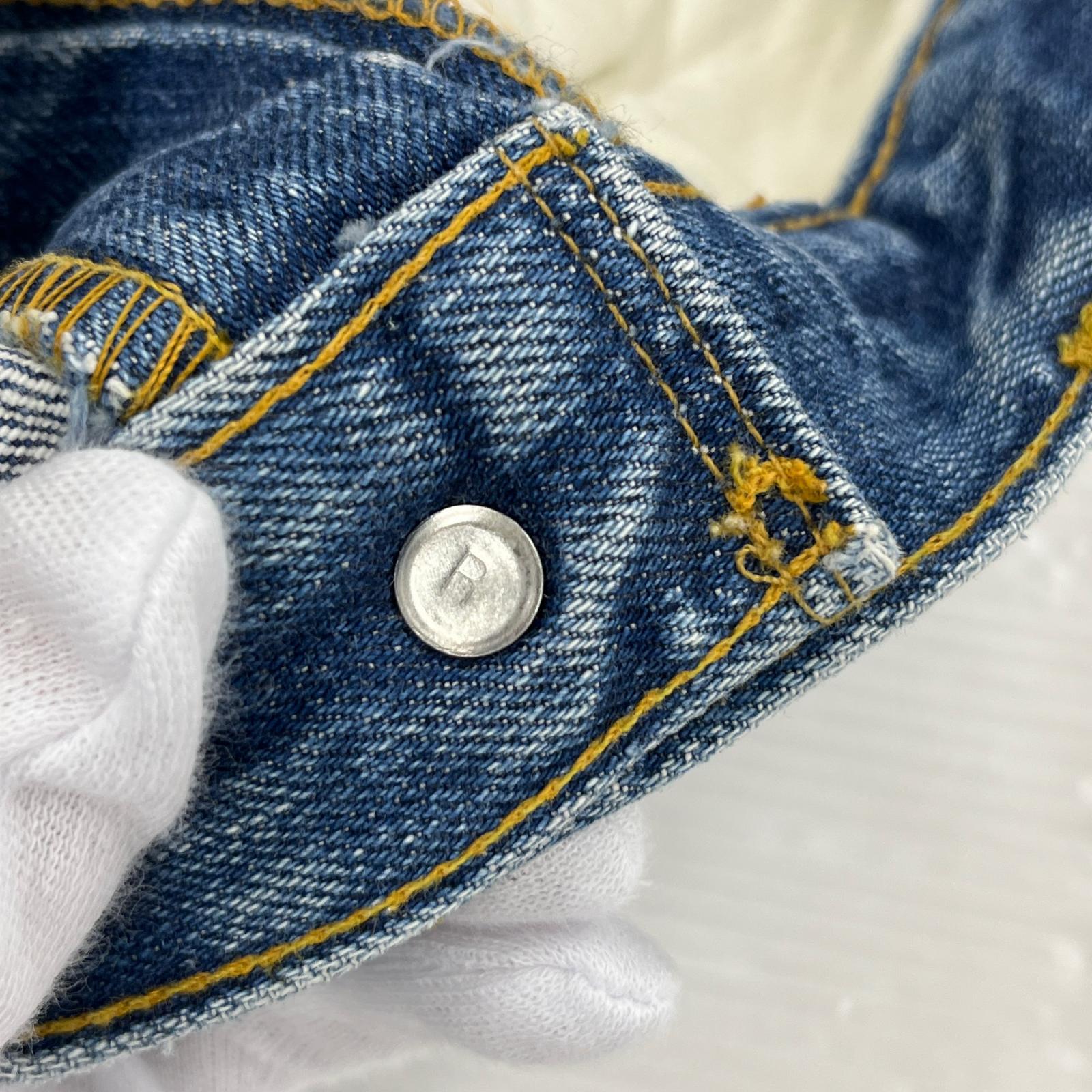 デニムパンツ 646 USA製 復刻 オレンジタブ SCOVIL (実寸30) 28 ブルー