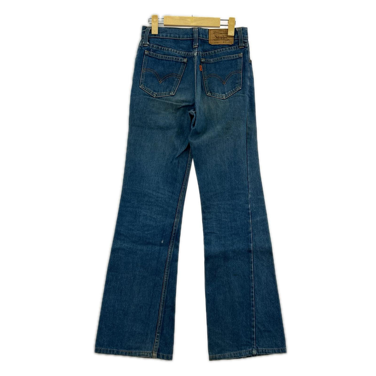 デニムパンツ 70s ｵﾚﾝｼﾞﾀﾌﾞ 516-0217 MACAU製 (27) 27 ブルー