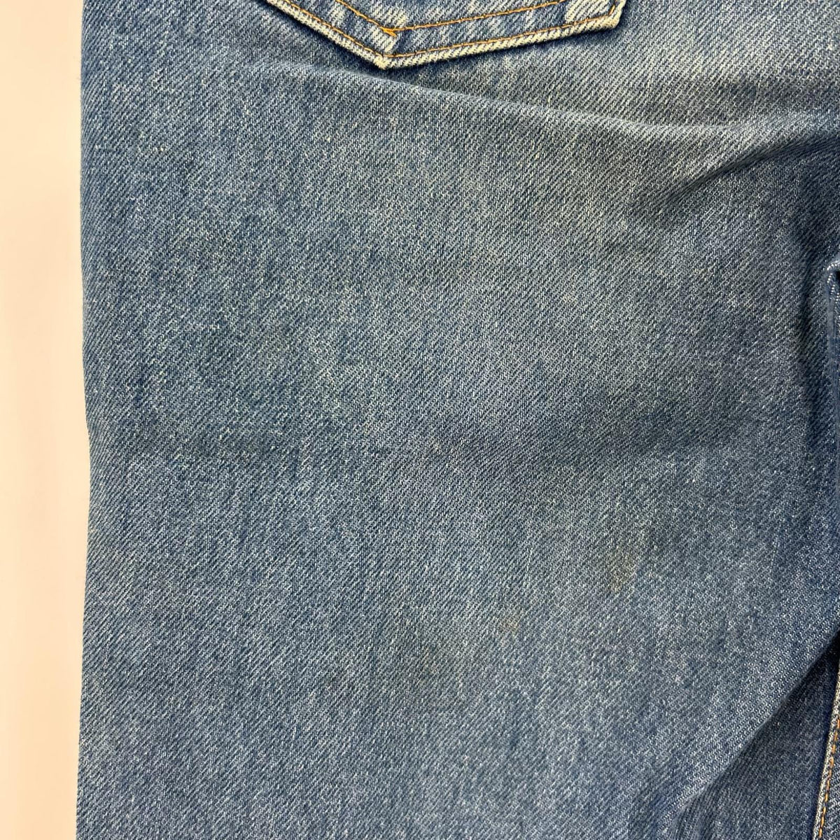 デニムパンツ 70s ｵﾚﾝｼﾞﾀﾌﾞ 516-0217 MACAU製 (27) 27 ブルー