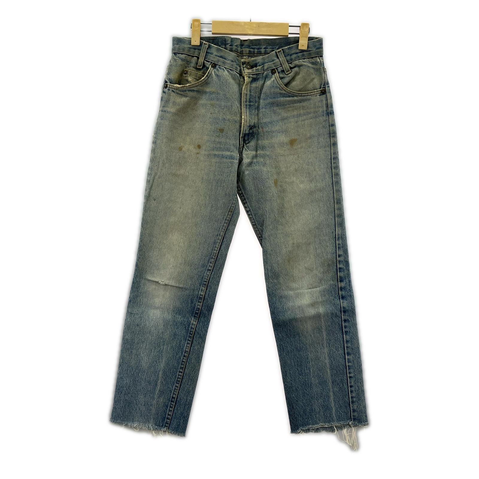 デニムパンツ 80s オレンジタブ USA製 42TALON (実寸29) 30 ブルー