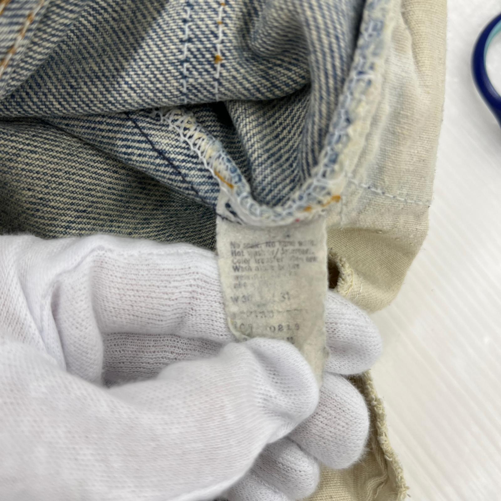 デニムパンツ 80s オレンジタブ USA製 42TALON (実寸29) 30 ブルー