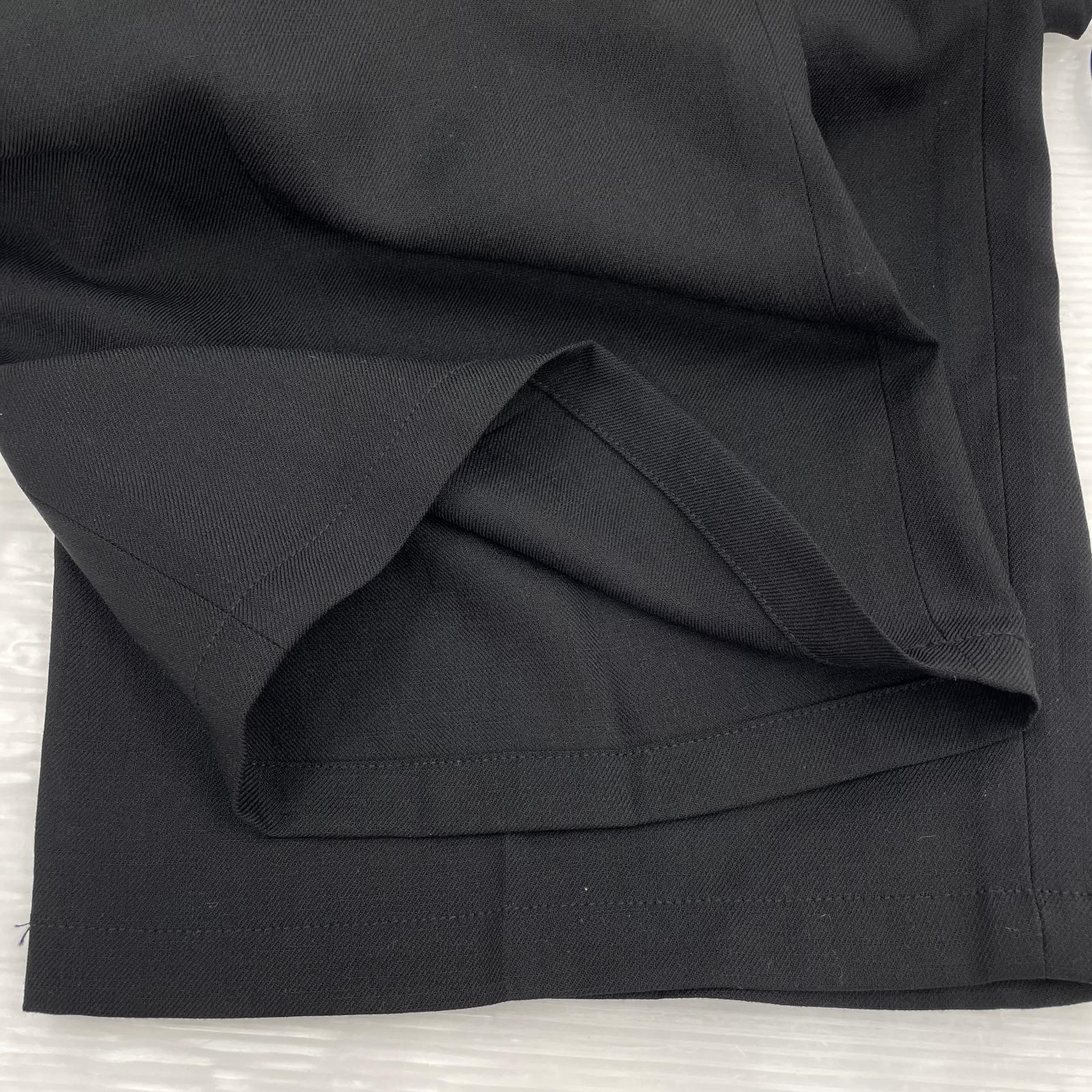 パンツ DAMAGE WOOL 2TCUK SLACKS ANC-PT79-B 2 ブラック